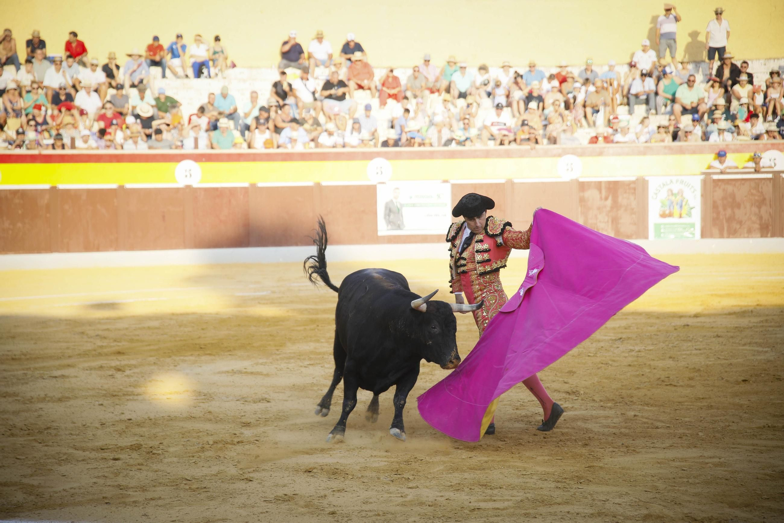 Corrida de toros Berja con un toro indultado, en imágenes