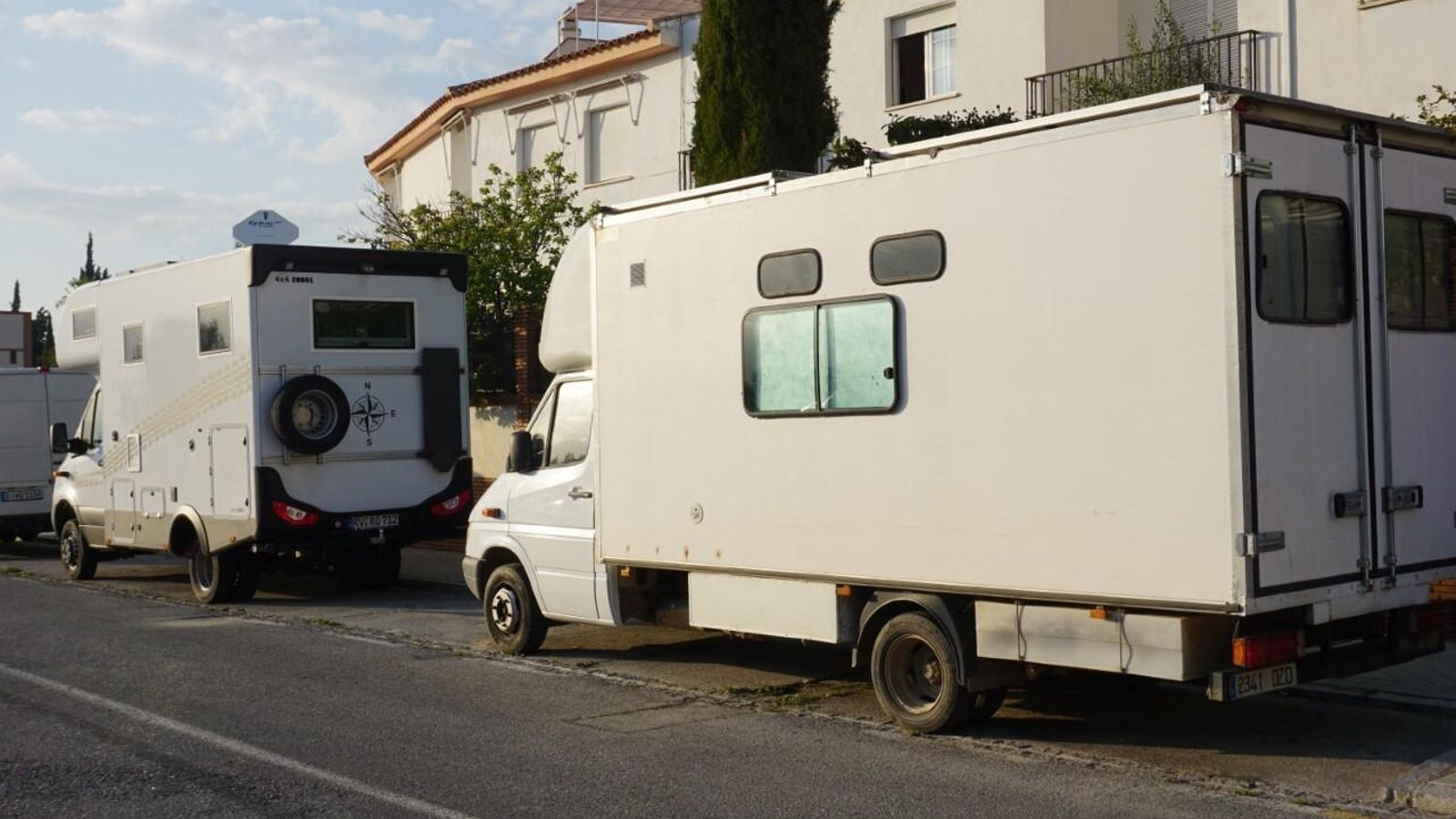 Caravanas en el Albaicín.