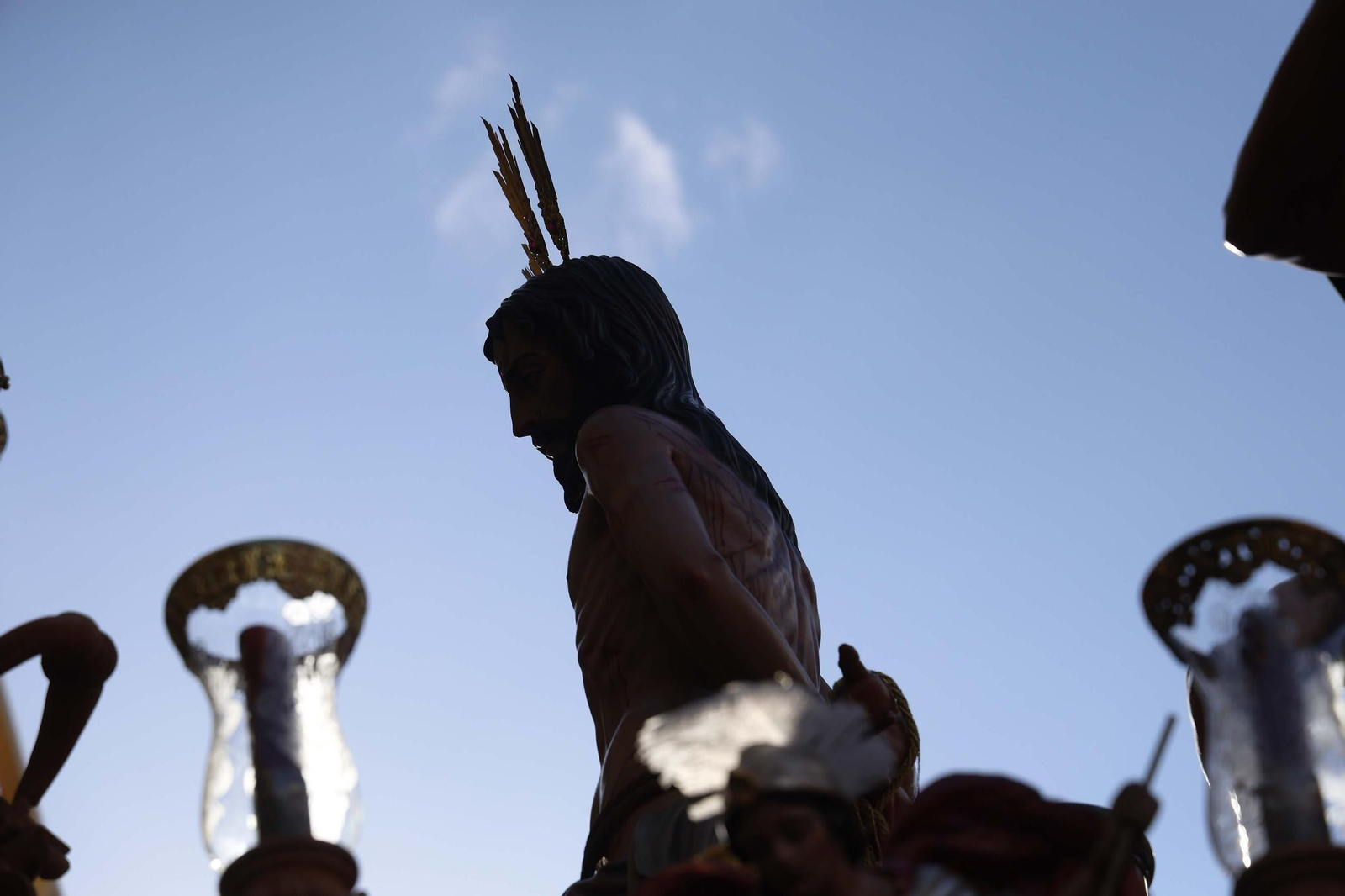 Fotos del Domingo de Ramos en La Línea: La Borriquita y Flagelación