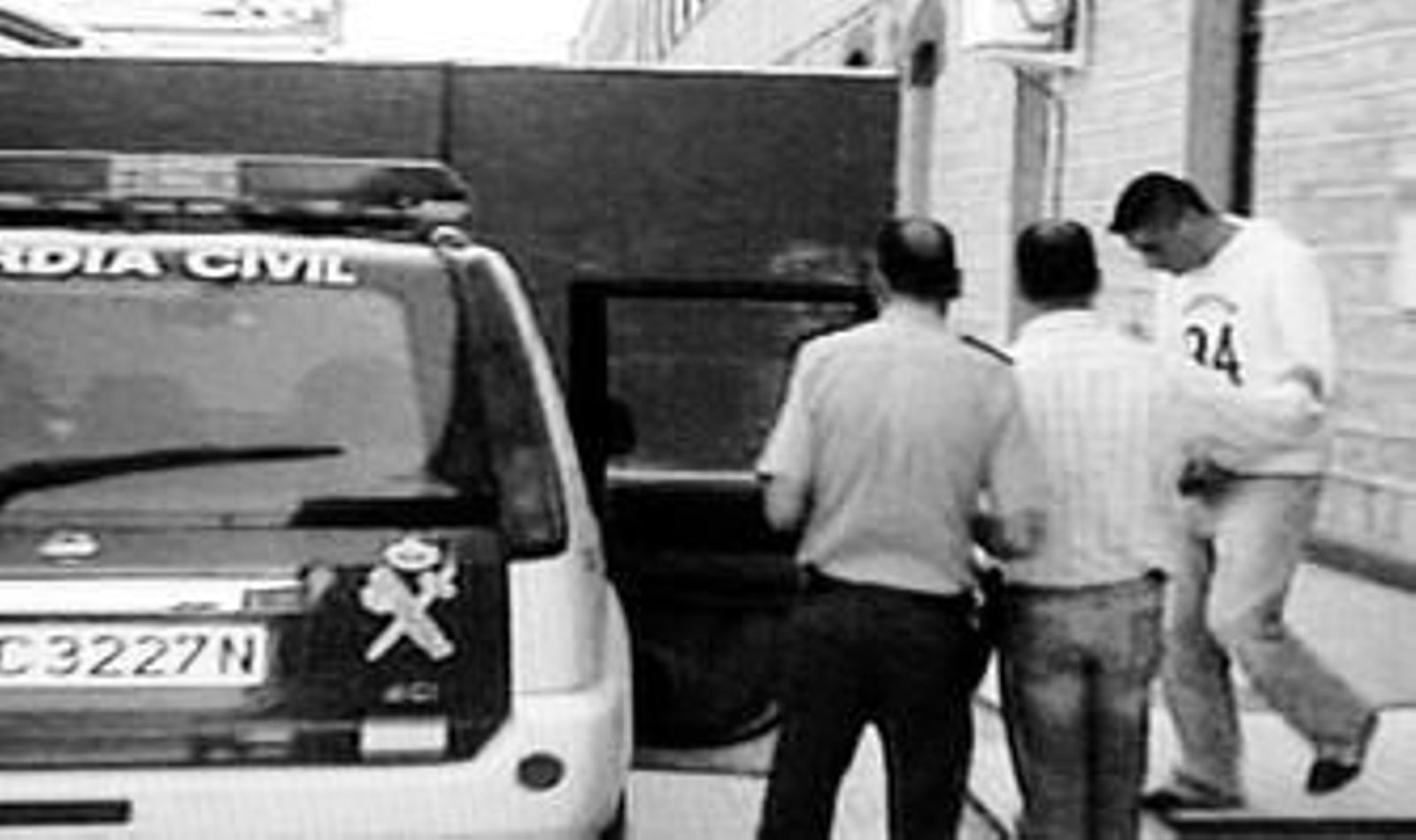 Manuel Adán Balboa, en mayo de 2007, cuando fue detenido tras entregarse a la Guardia Civil en Úbeda.
