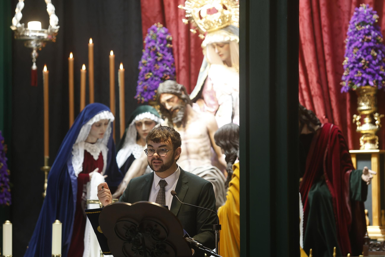 Las fotos del pregón juvenil de la Semana Santa de Algeciras a cargo de Manuel Garnica