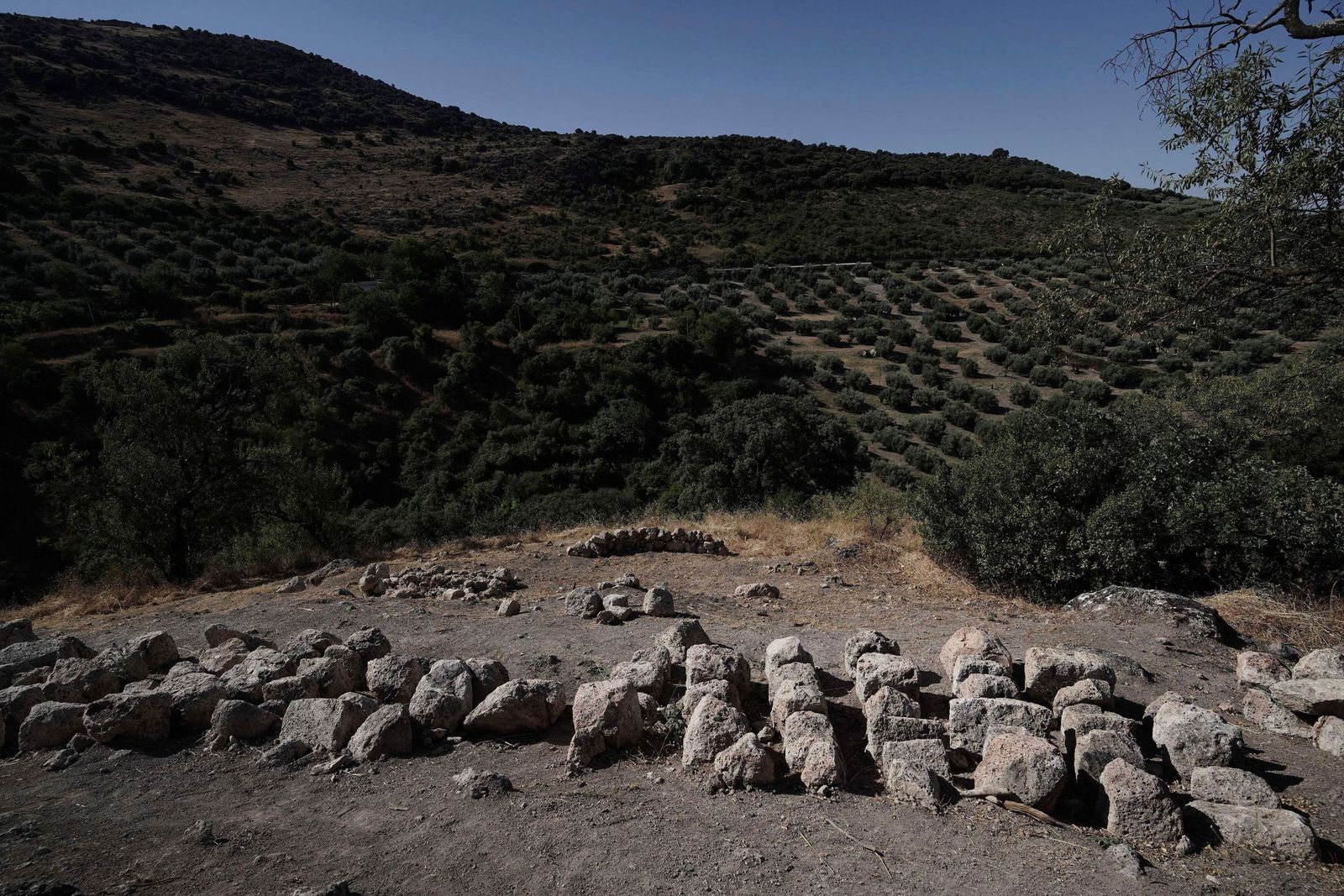 Vista del yacimiento arqueológico del Cerro de la Merced de Cabra, una de las actividades programadas.