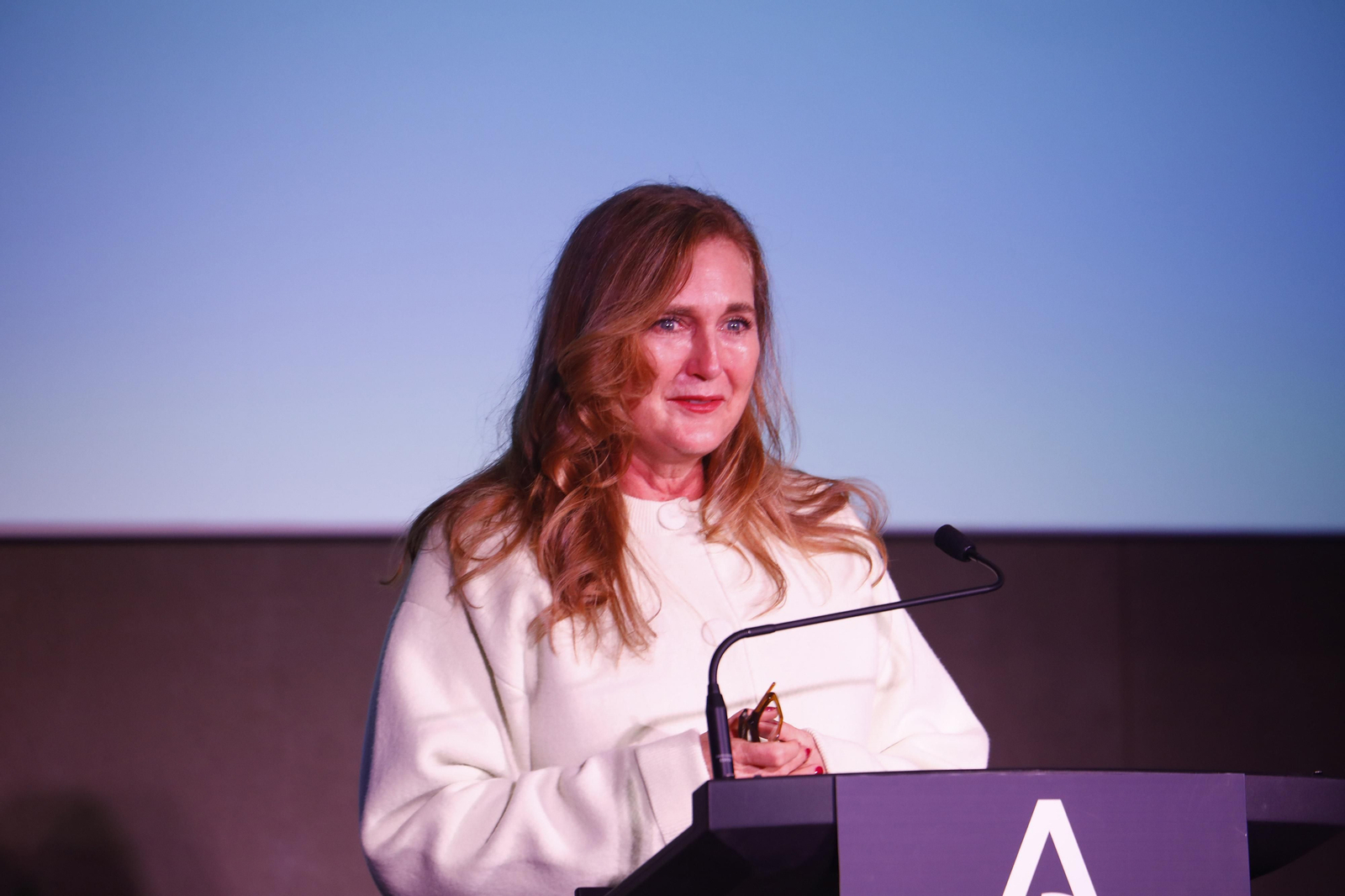 Francesca Thyssen-Bornemisza, durante su presentación del proyecto en Córdoba.