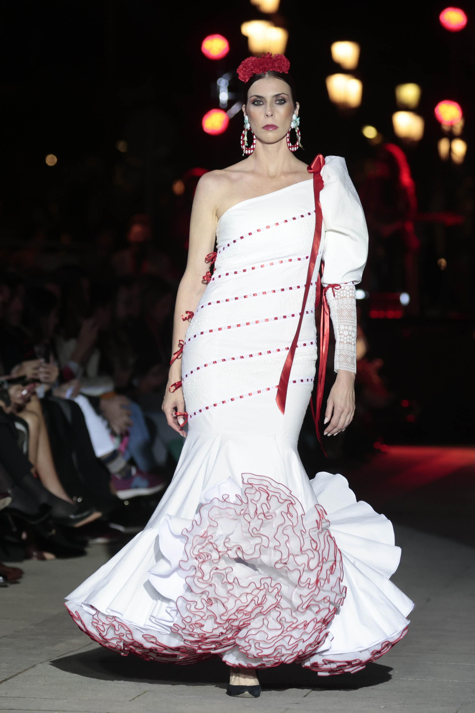 El desfile Andalucía es flamenca en el Palacio de San Telmo, todas las fotos
