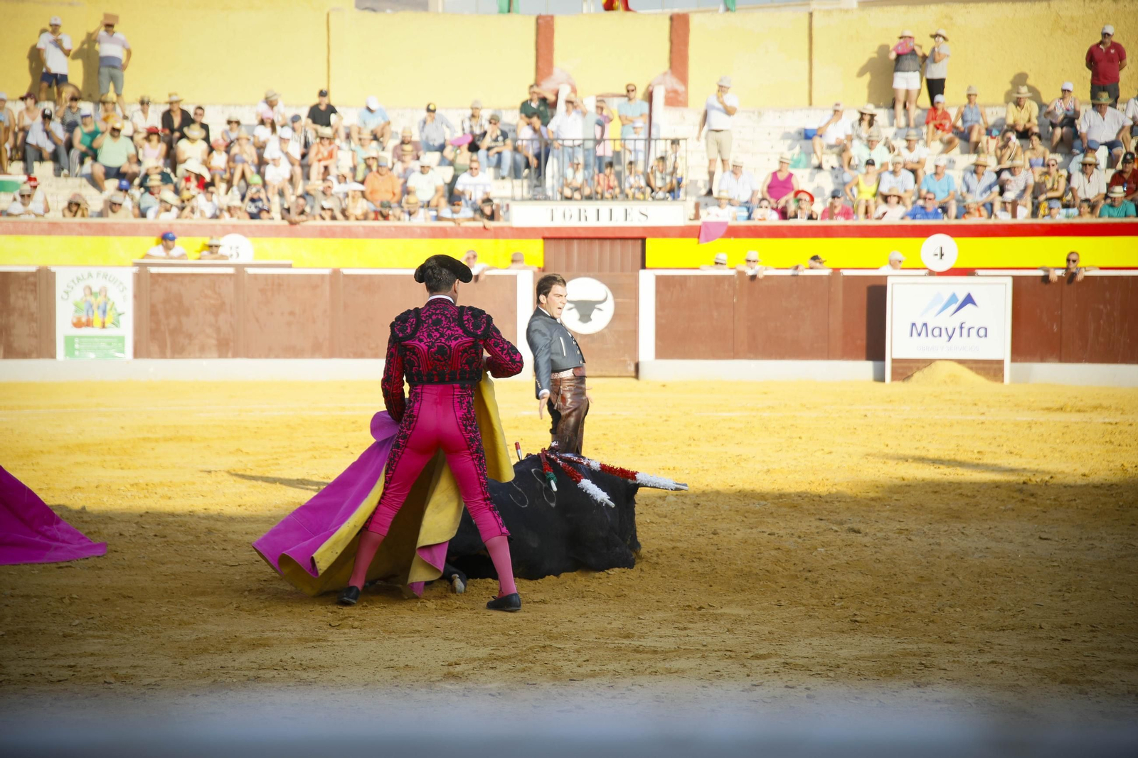 Corrida de toros Berja con un toro indultado, en imágenes