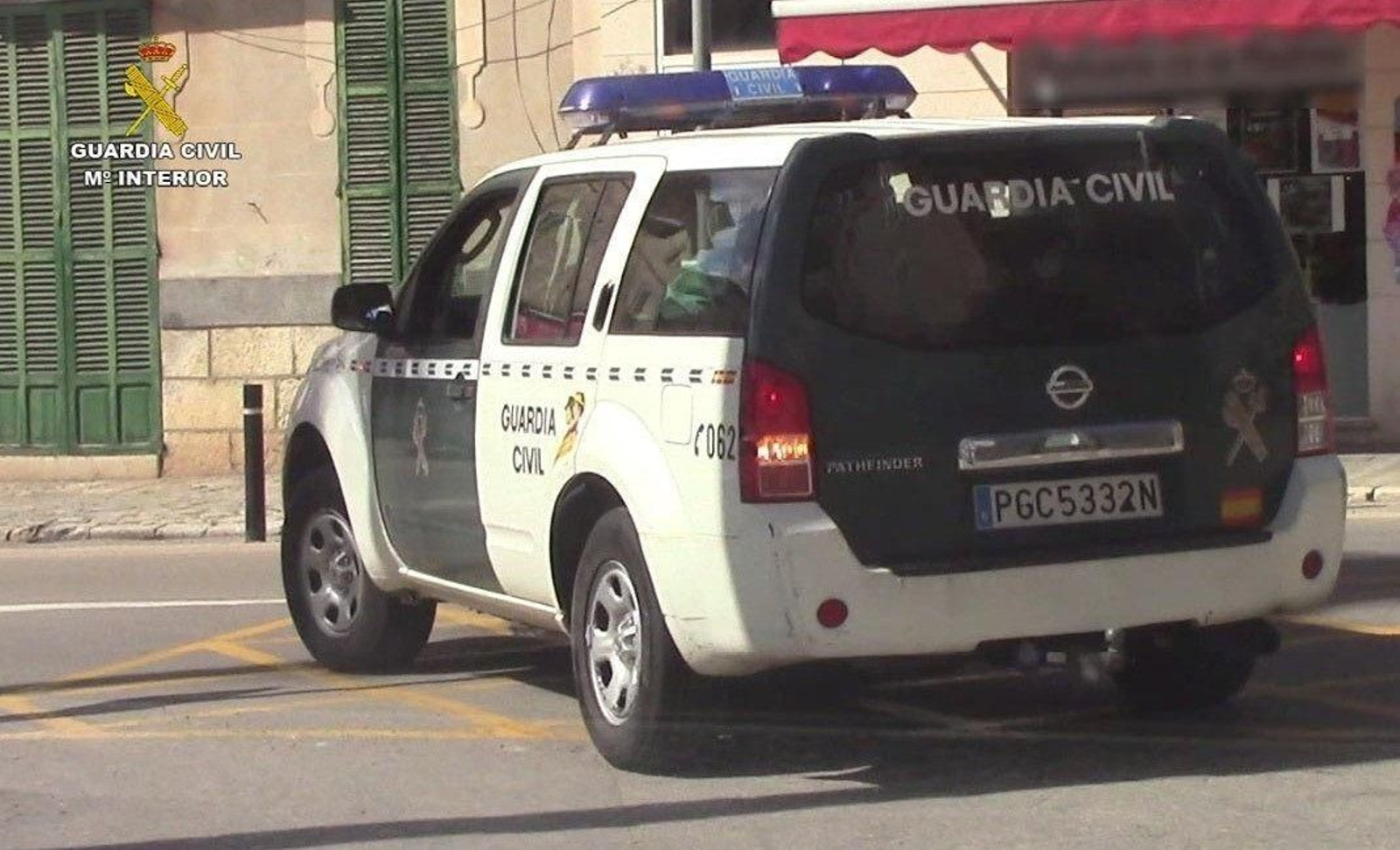 Un patrullero de la Guardia Civil.