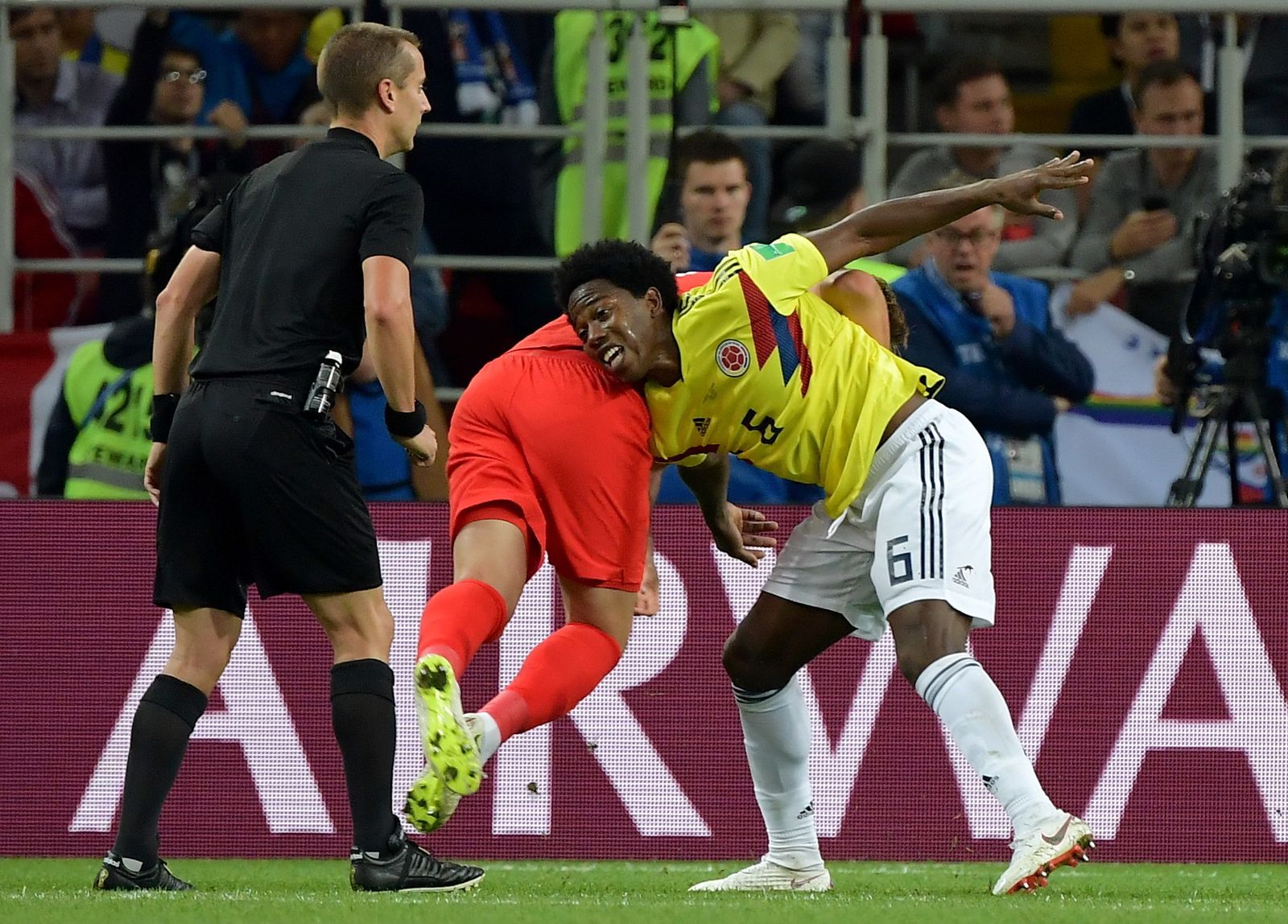 Las imágenes del Colombia-Inglaterra