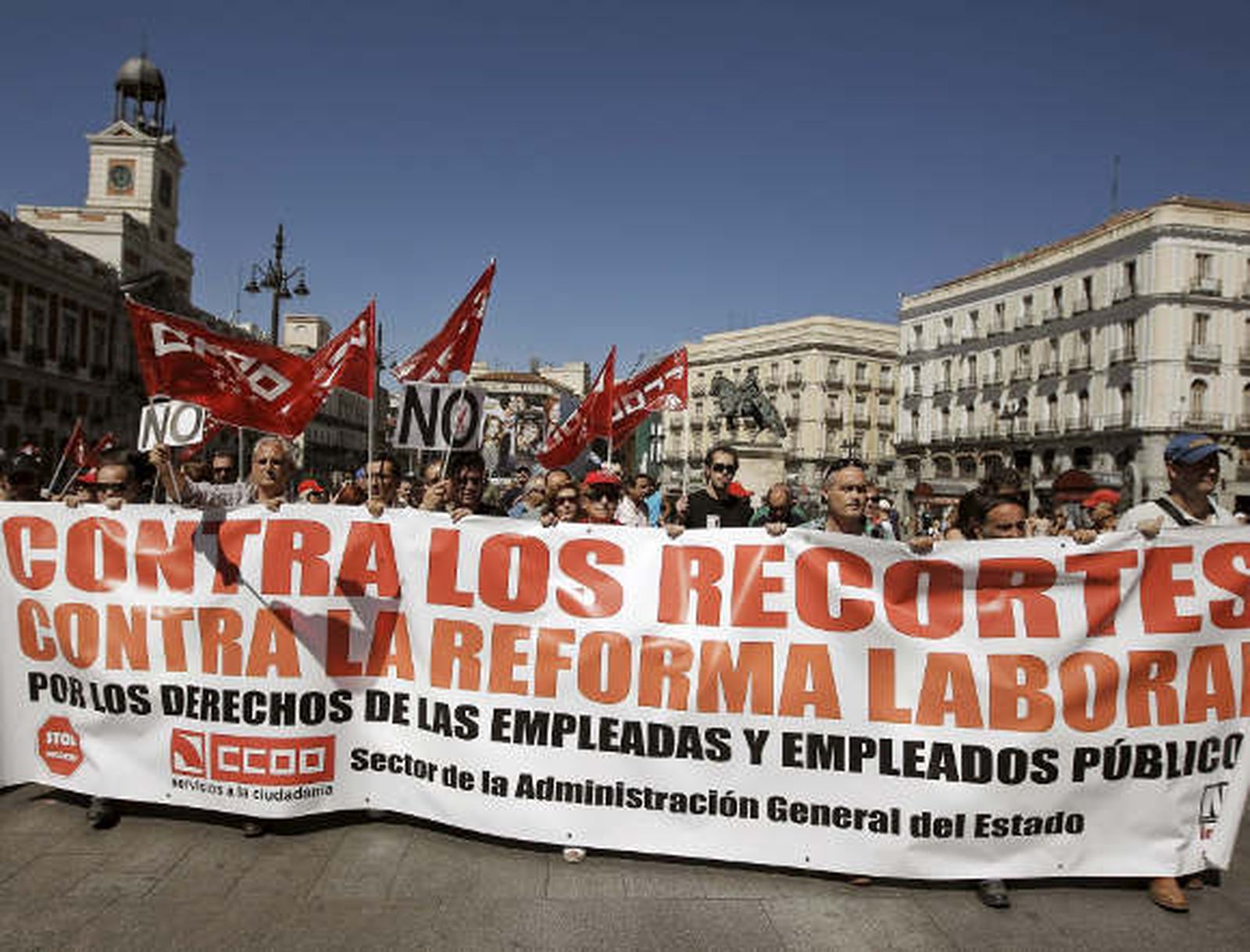 CSI-F convoca una huelga de funcionarios para septiembre