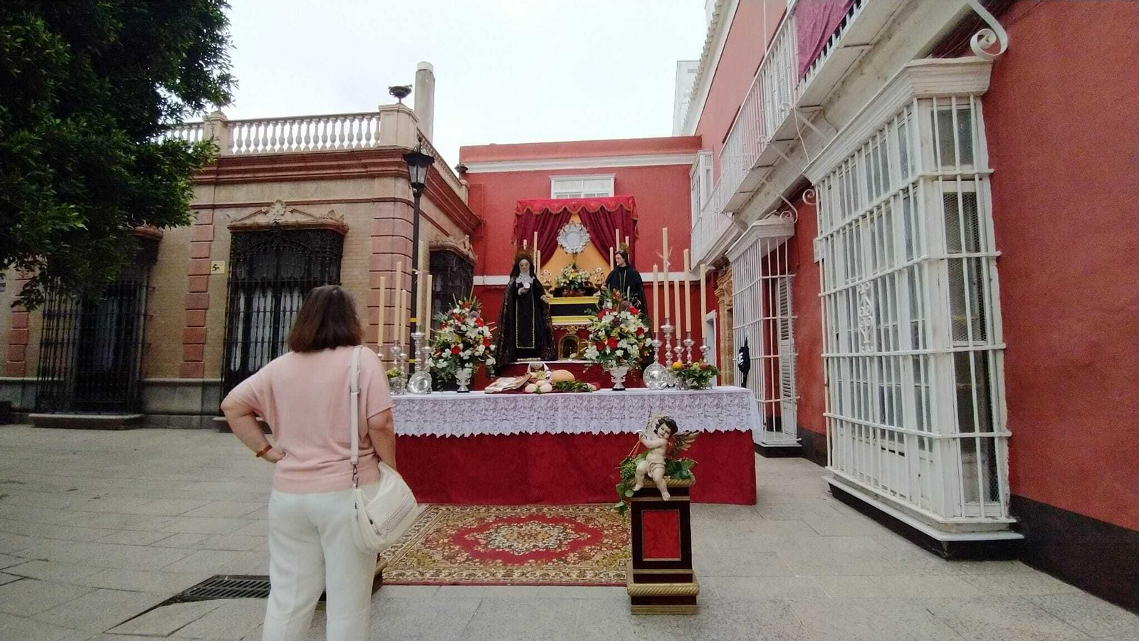 Los altares y alfombras del Corpus en San Fernando