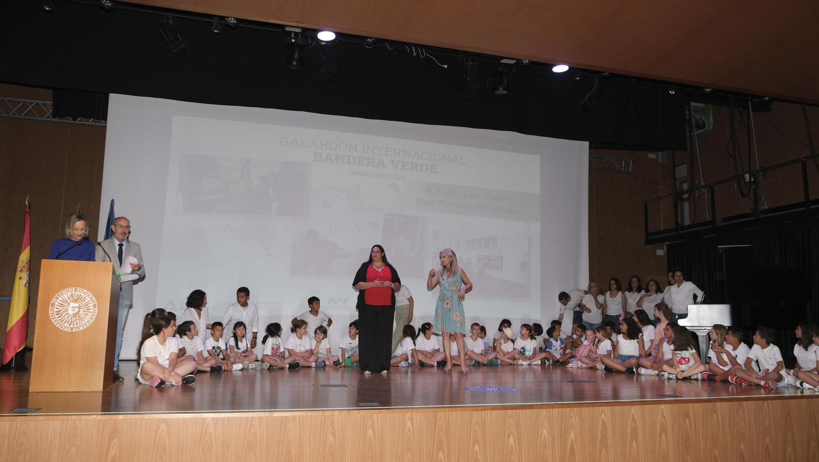 Entrega de banderas verdes a colegios de Andalucía, en Almería