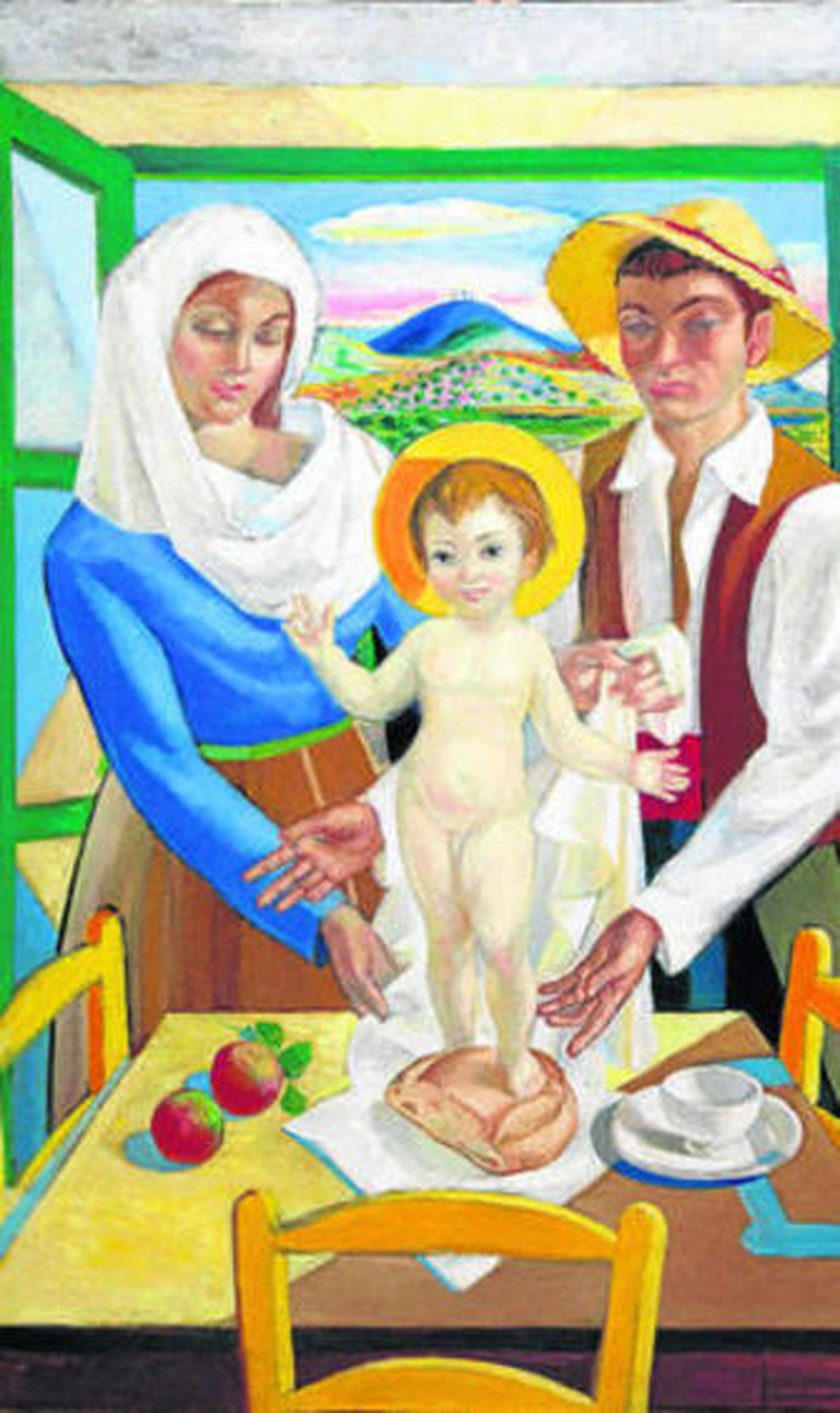 'La Sagrada Familia' fue pintada en 1956 por Perceval.