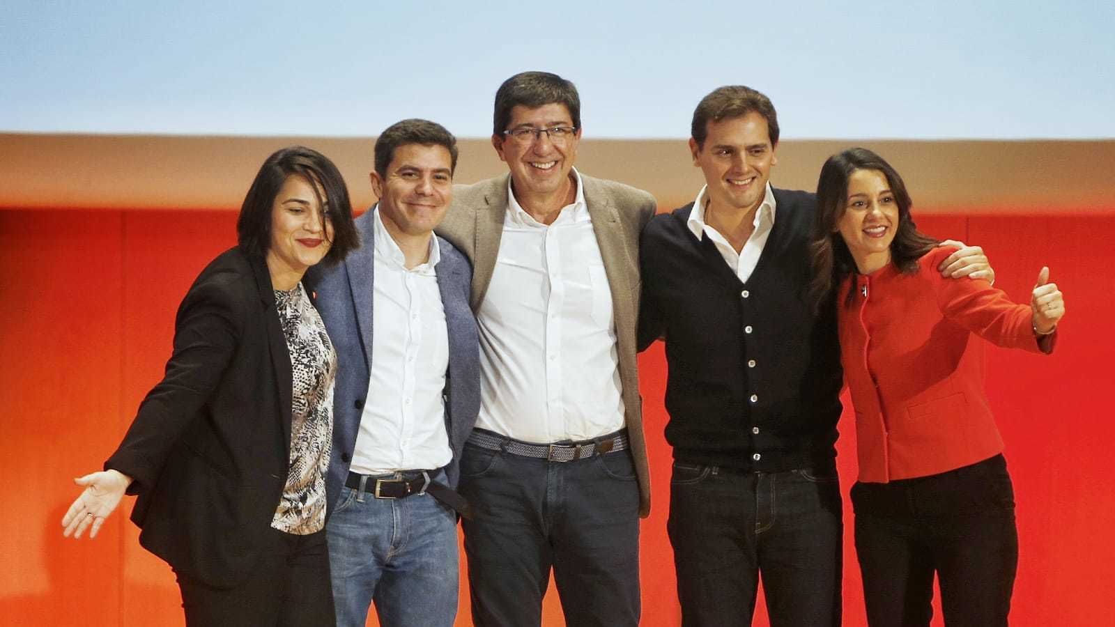 Acto de campaña de Ciudadanos en Cádiz.