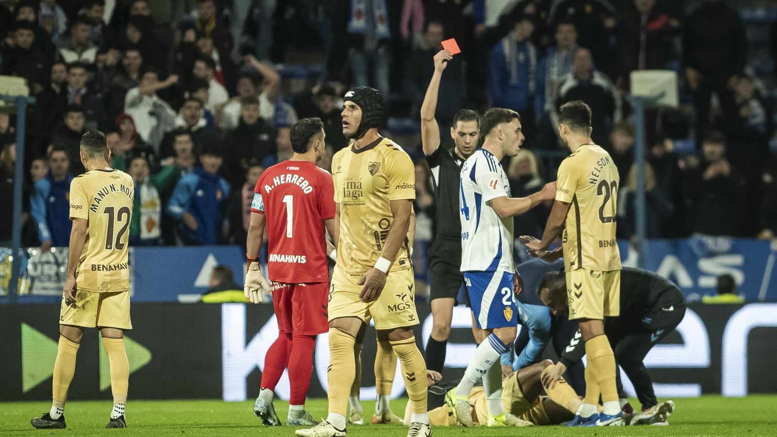 El Zaragoza-Málaga CF, en fotos