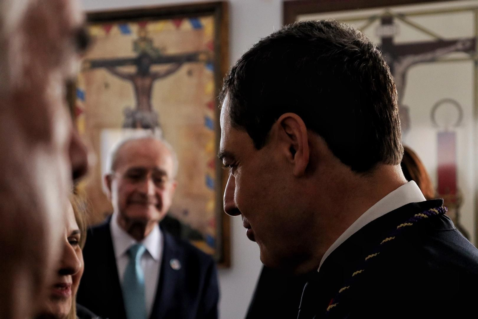 Las imágenes de Fusionadas en el Miércoles Santo en Málaga