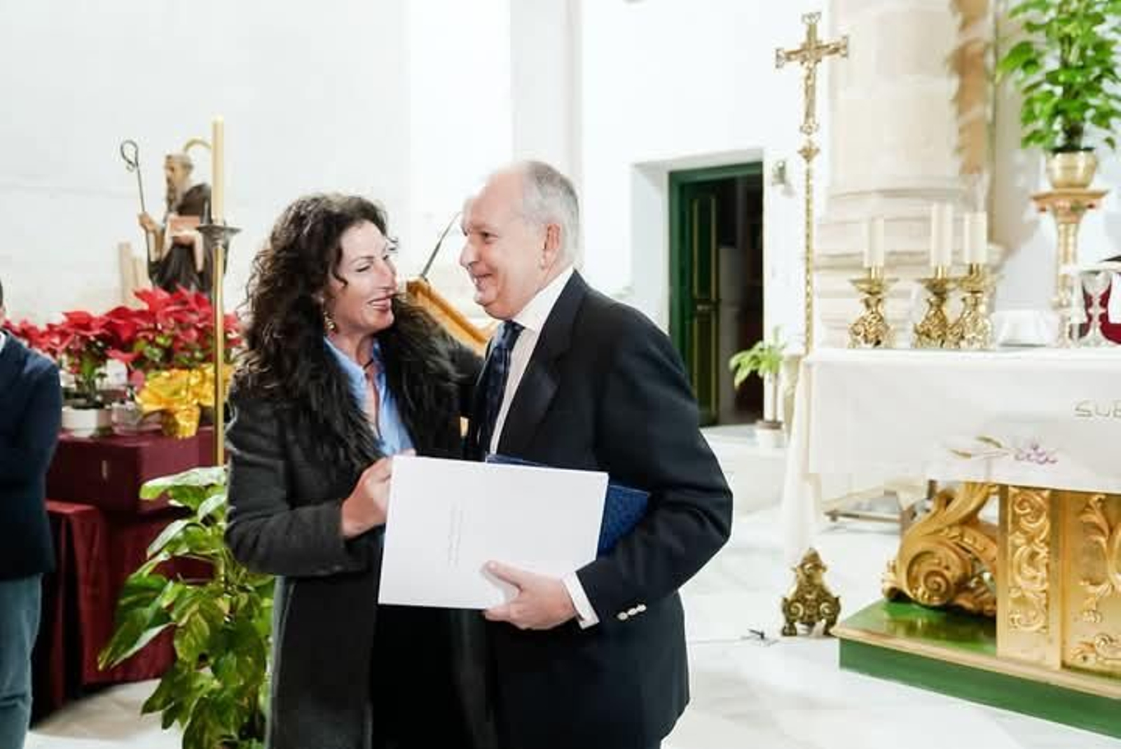 Pregón de Luis Columna a San Antón, en imágenes