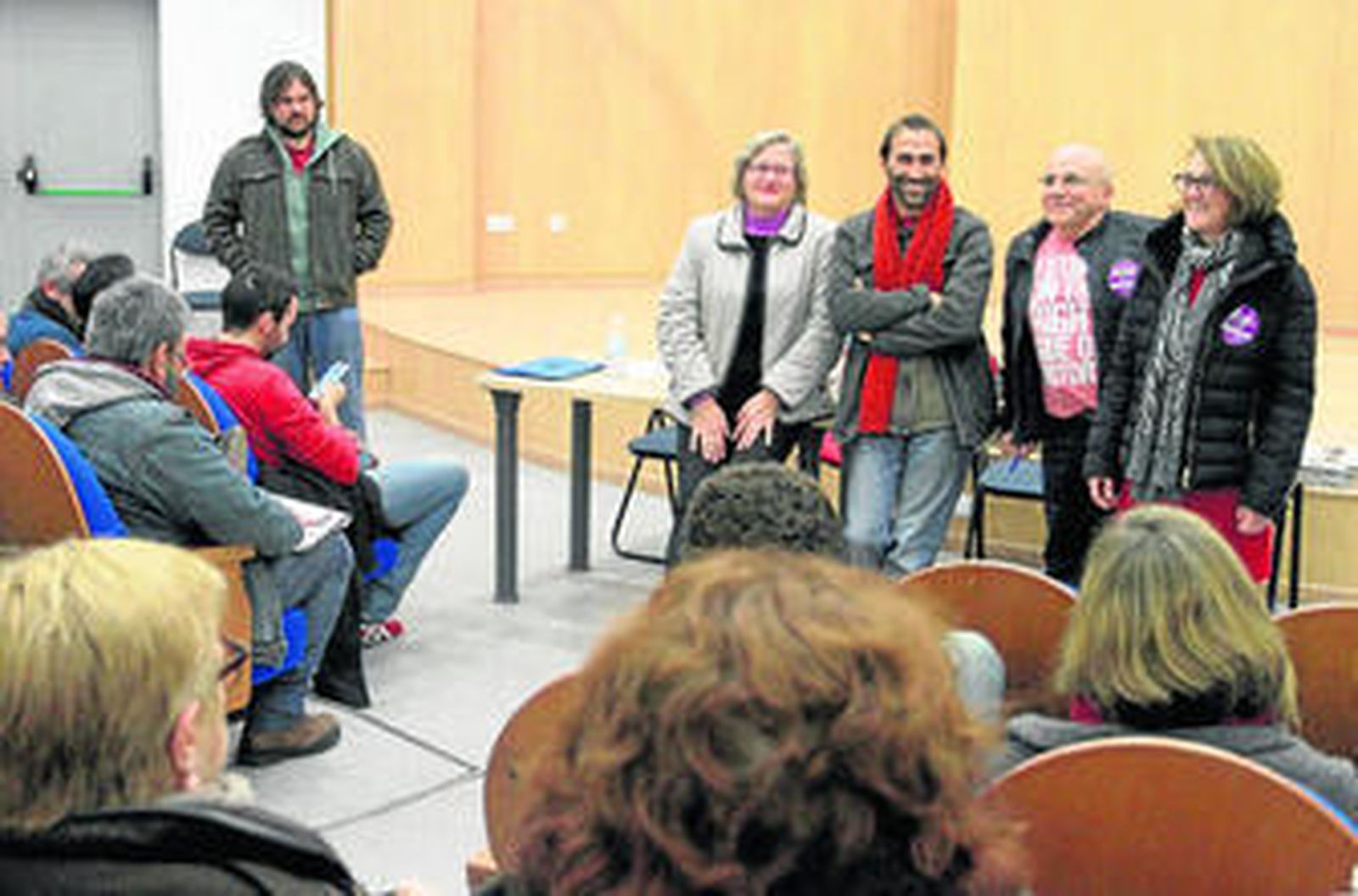 Asamblea celebrada hace unos meses en La Morana, donde se abordó el tema de las municipales.