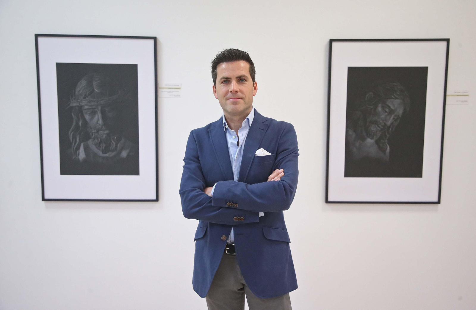 El artista Manuel Pavón.