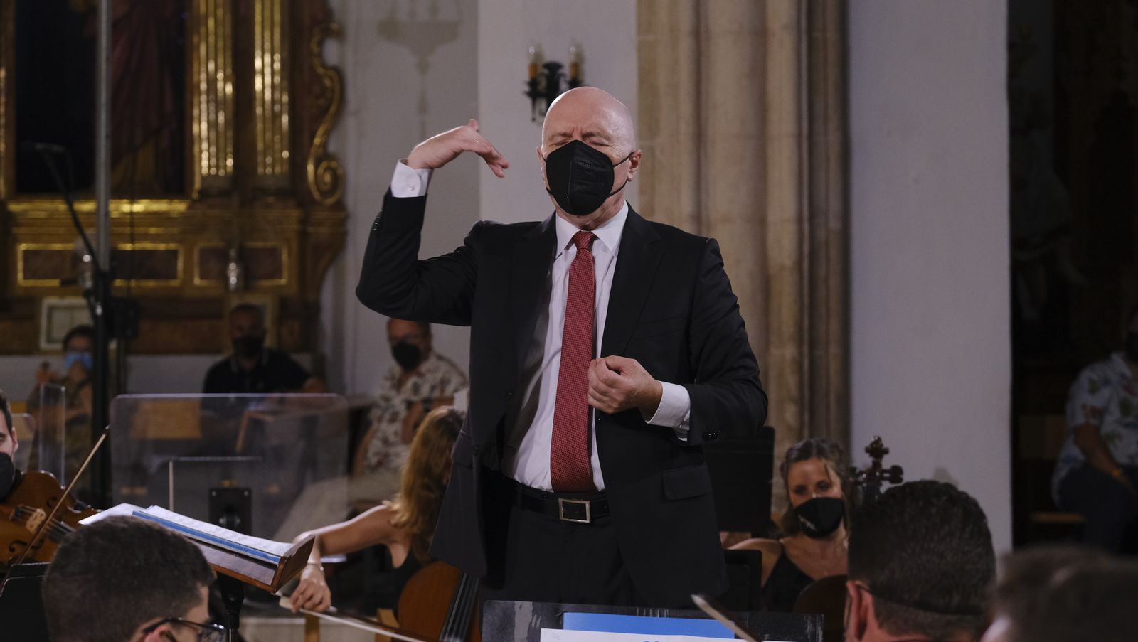 Fotogalería concierto Orquesta Ciudad de Almería y la Coral Aeonium Ensemble. Festival de Música Renacentista y Barroca de Vélez Blanco 2021.