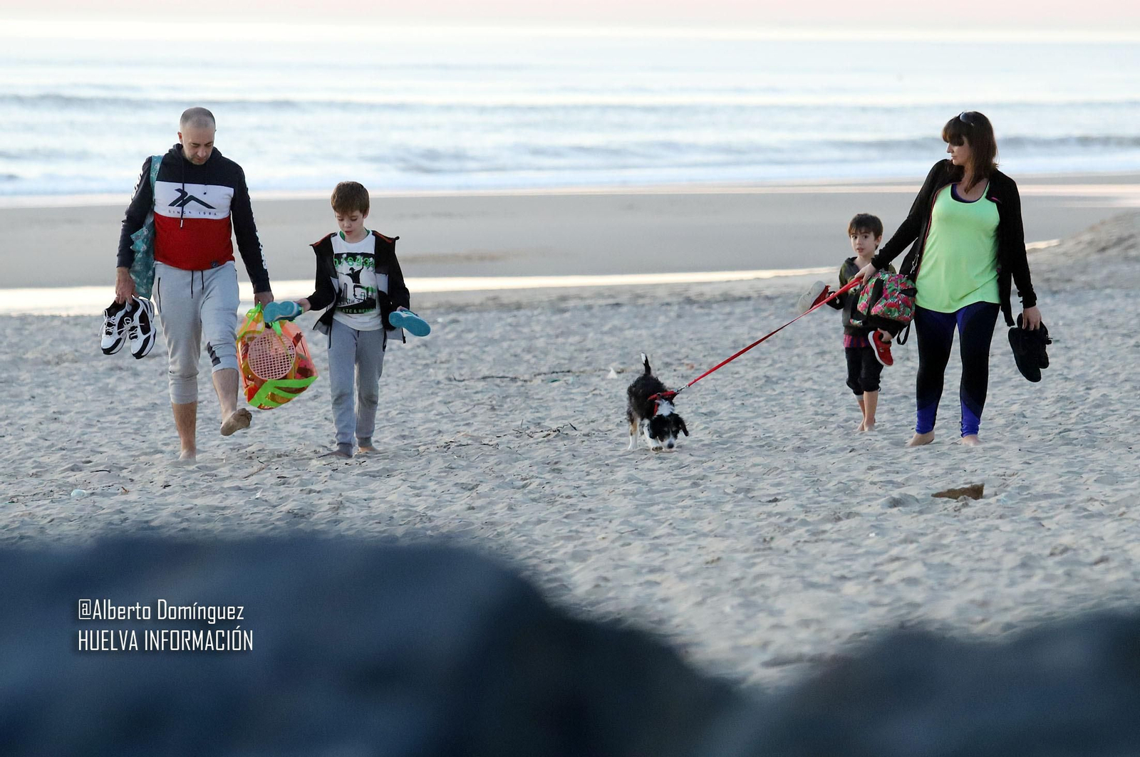 Imágenes del domingo en las playas de Huelva