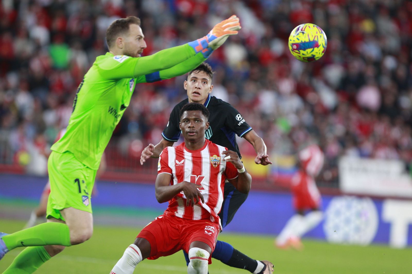 Imágenes del partido U.D. Almería-Atlético de Madrid