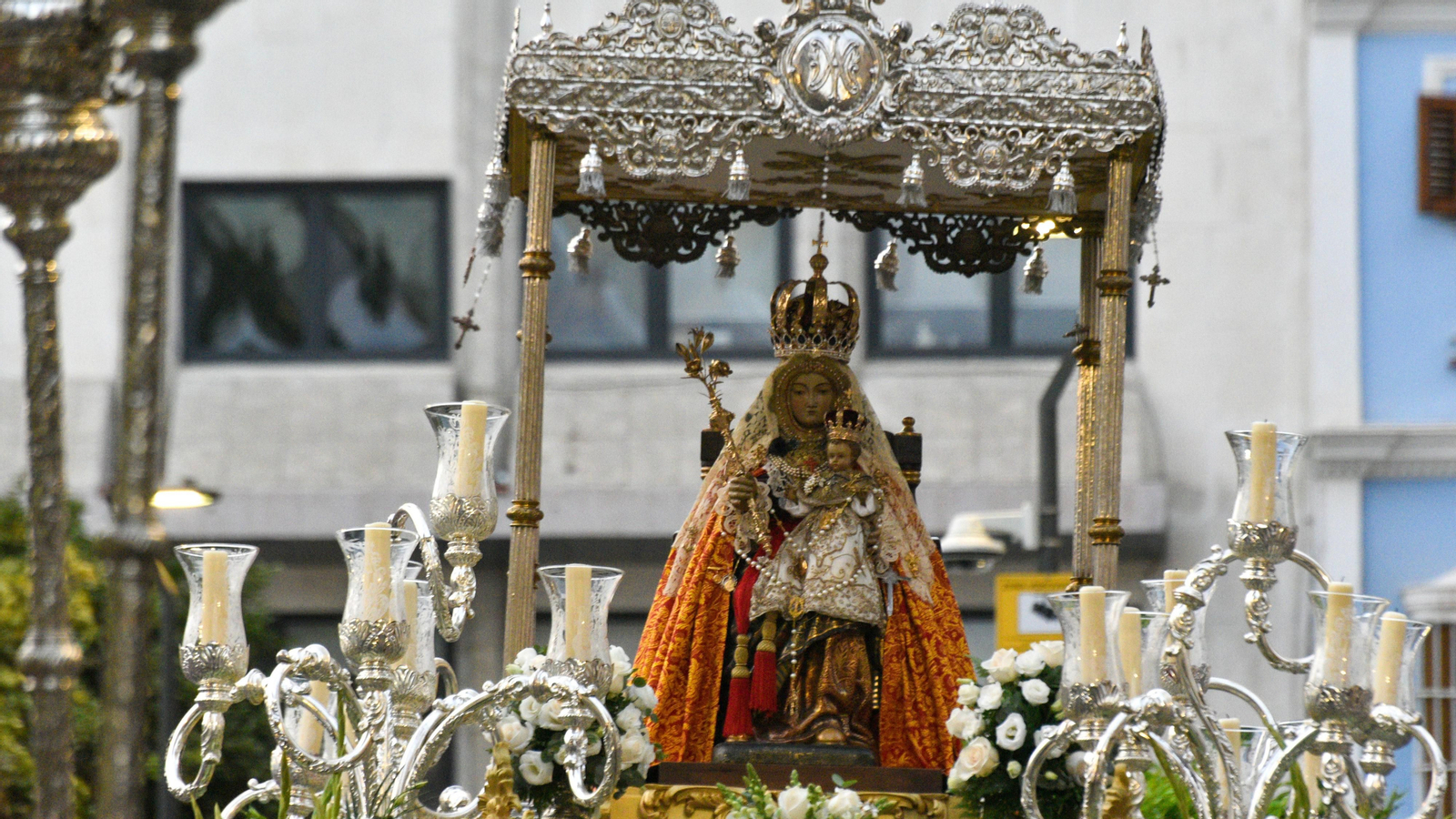 Procesión de La Virgen del Rosario de Europa en Algeciras