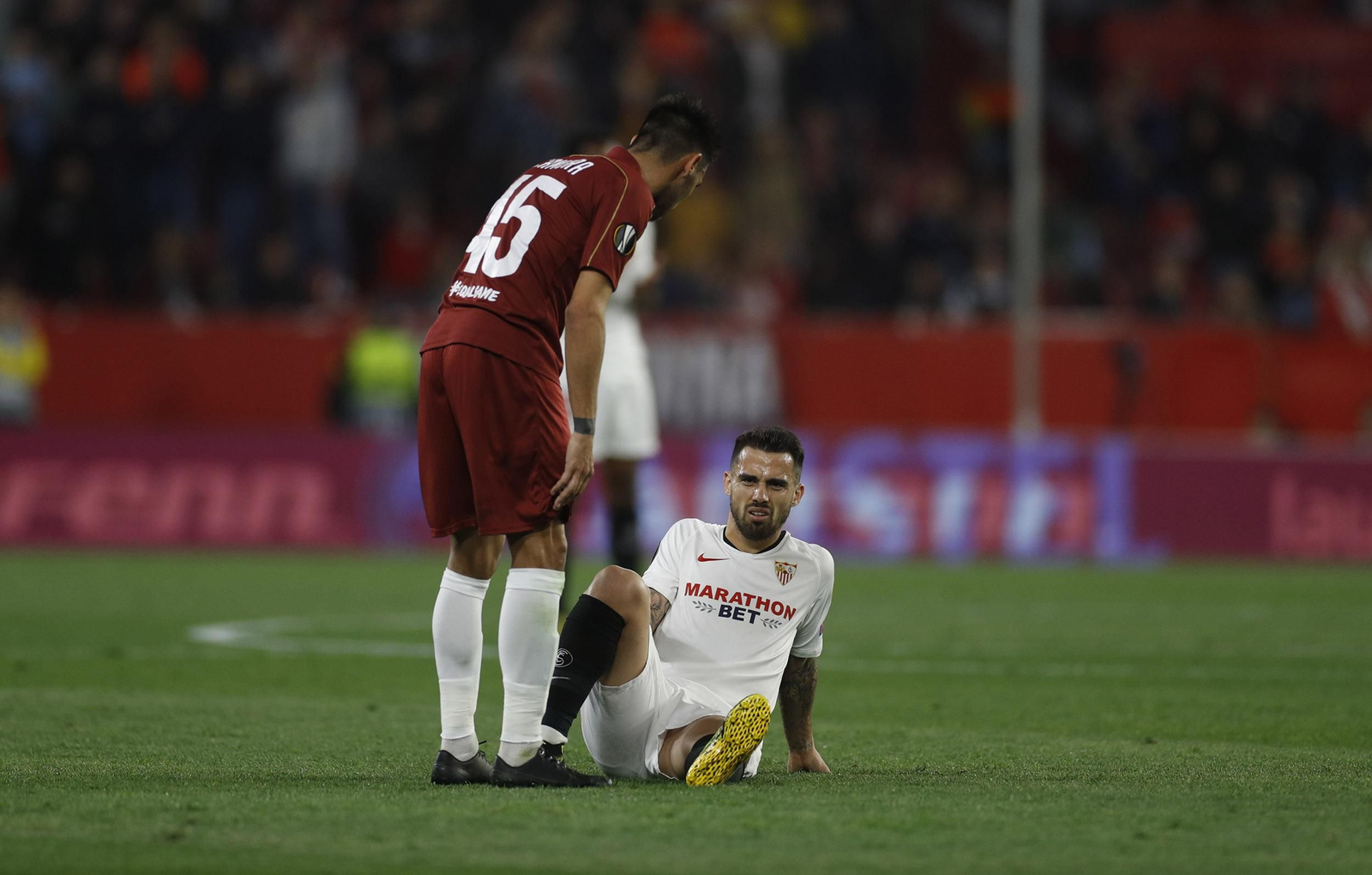 Las imágenes del Sevilla FC- CFR Cluj