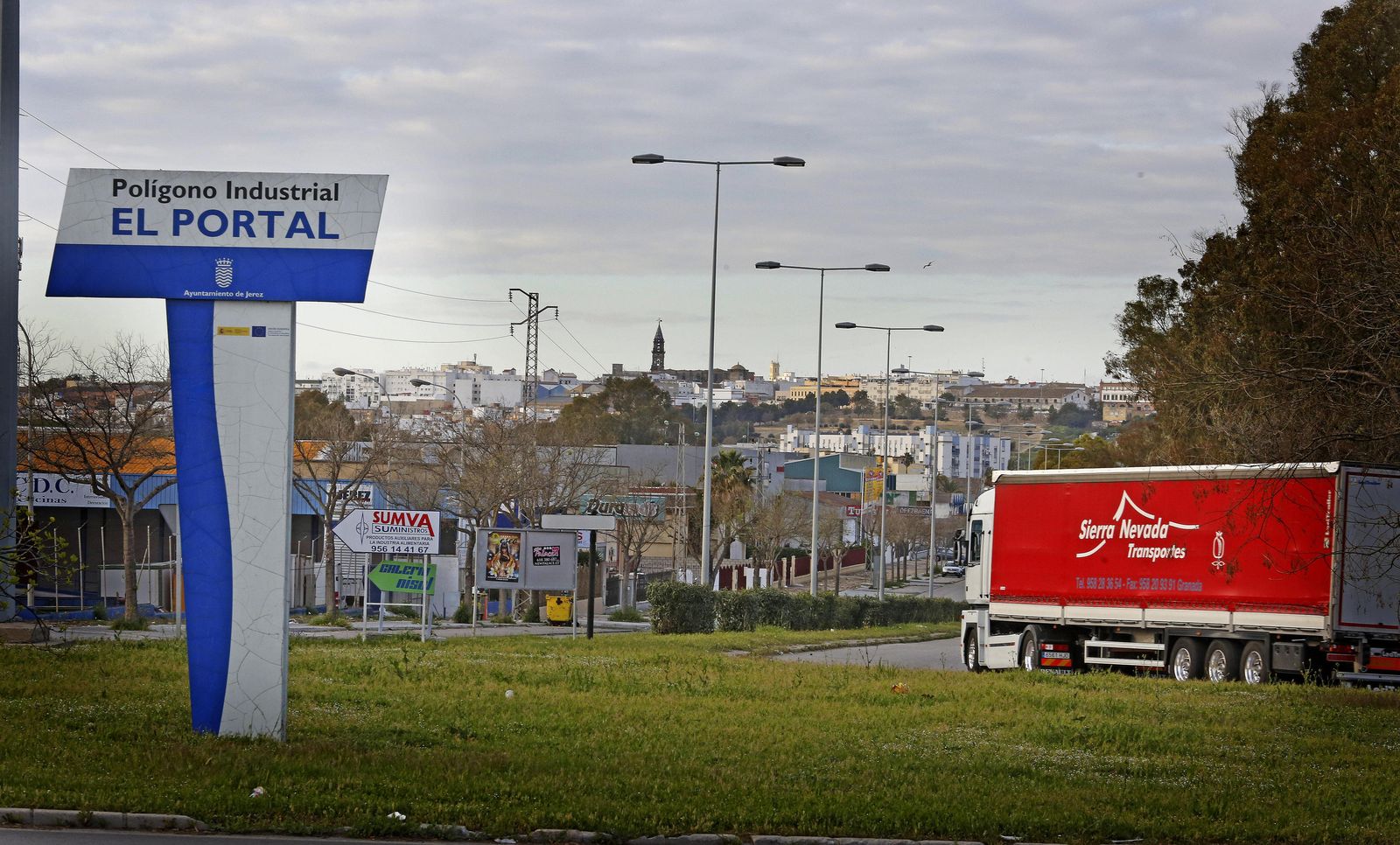 Polígono Industrial en Jerez.
