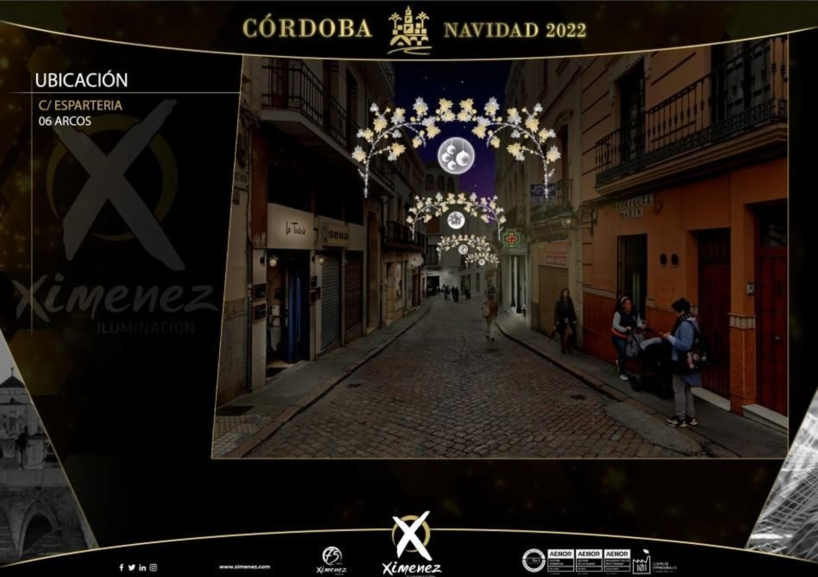 Así es el alumbrado navideño que iluminará las calles de Córdoba este 2022, en imágenes