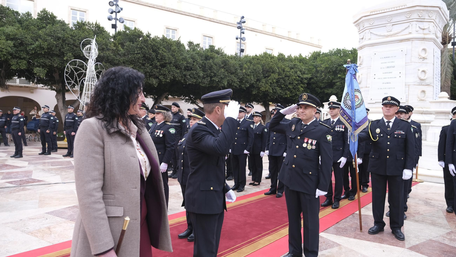 La Policía Local de Almería celebra su patrón San Esteban, en imágenes