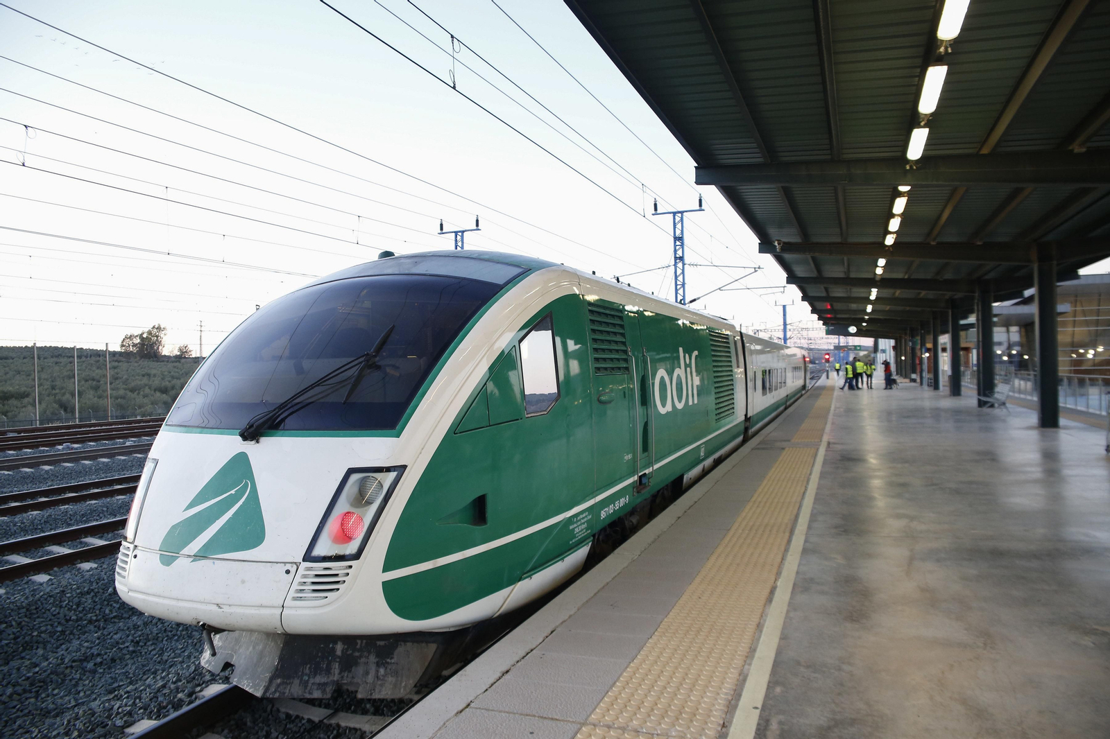 Inauguración en Antequera de las fases de pruebas del AVE