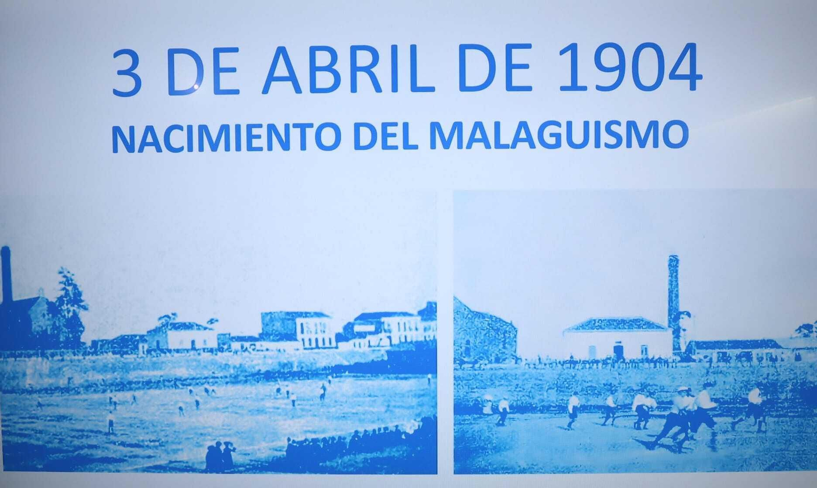 Así es el nuevo escudo del 120 aniversario del fútbol en Málaga