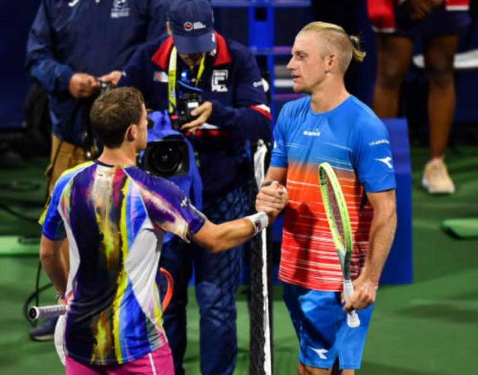 Diego Schwartzman y Alejandro Davidovich.