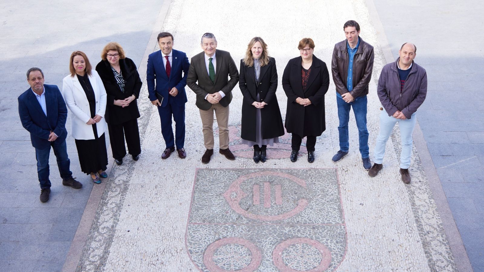 Visita institucional de Antonio Sanz al Ayuntamiento de Prado del Rey.