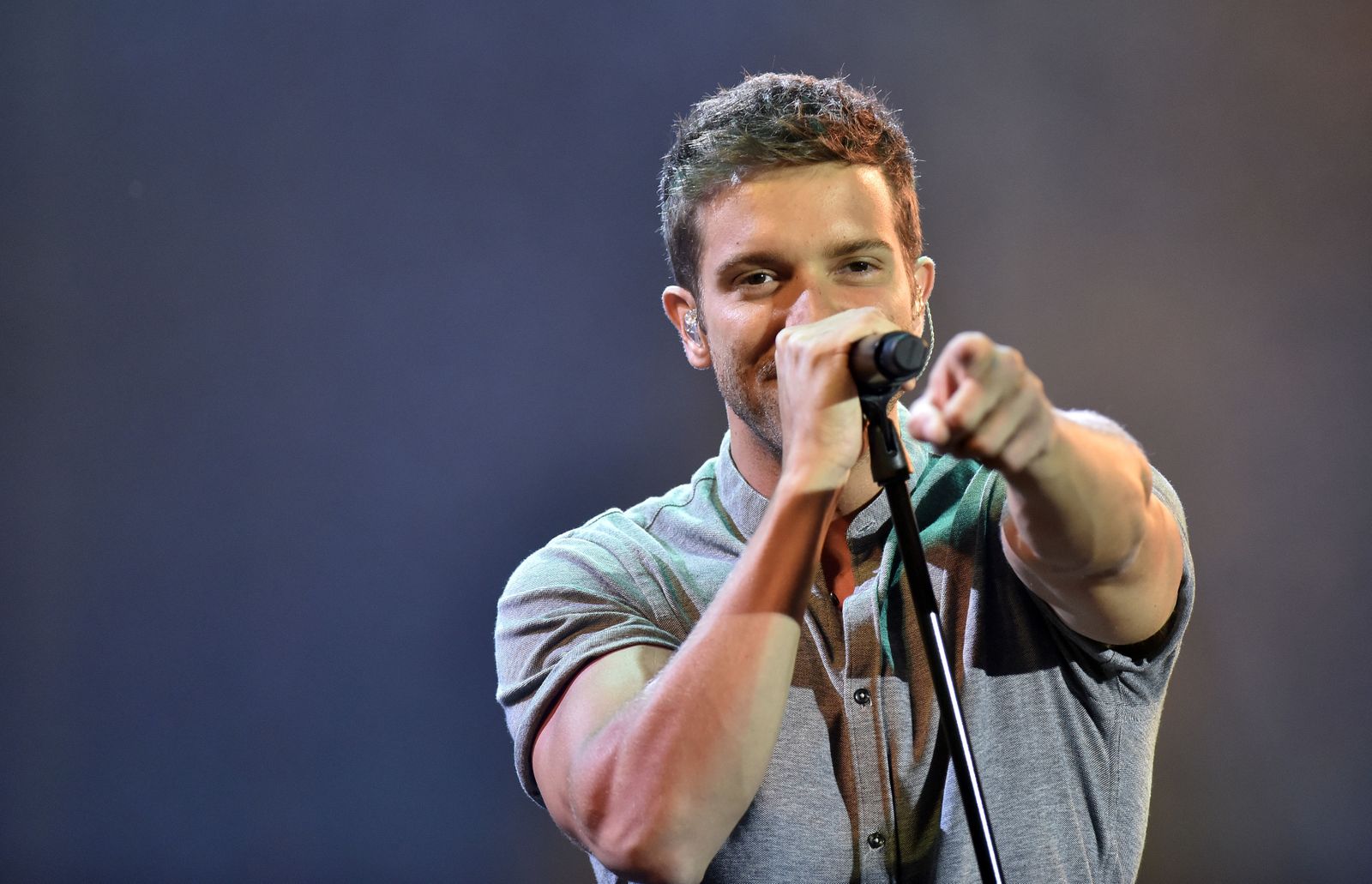 Pablo Alborán en uno de sus conciertos