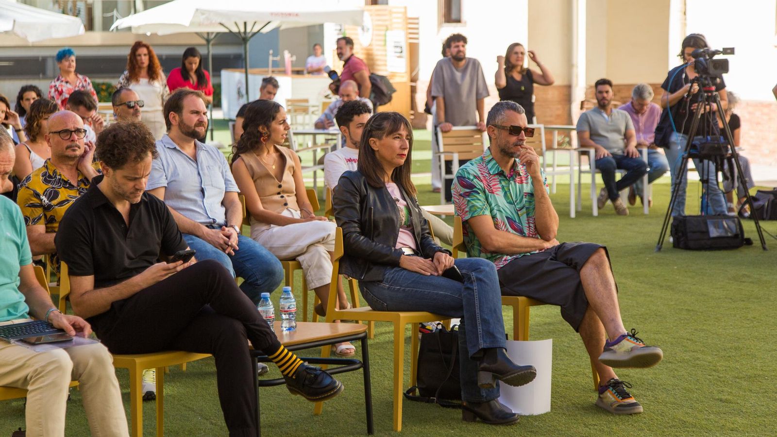 Asistentes a la presentación en La Térmica.