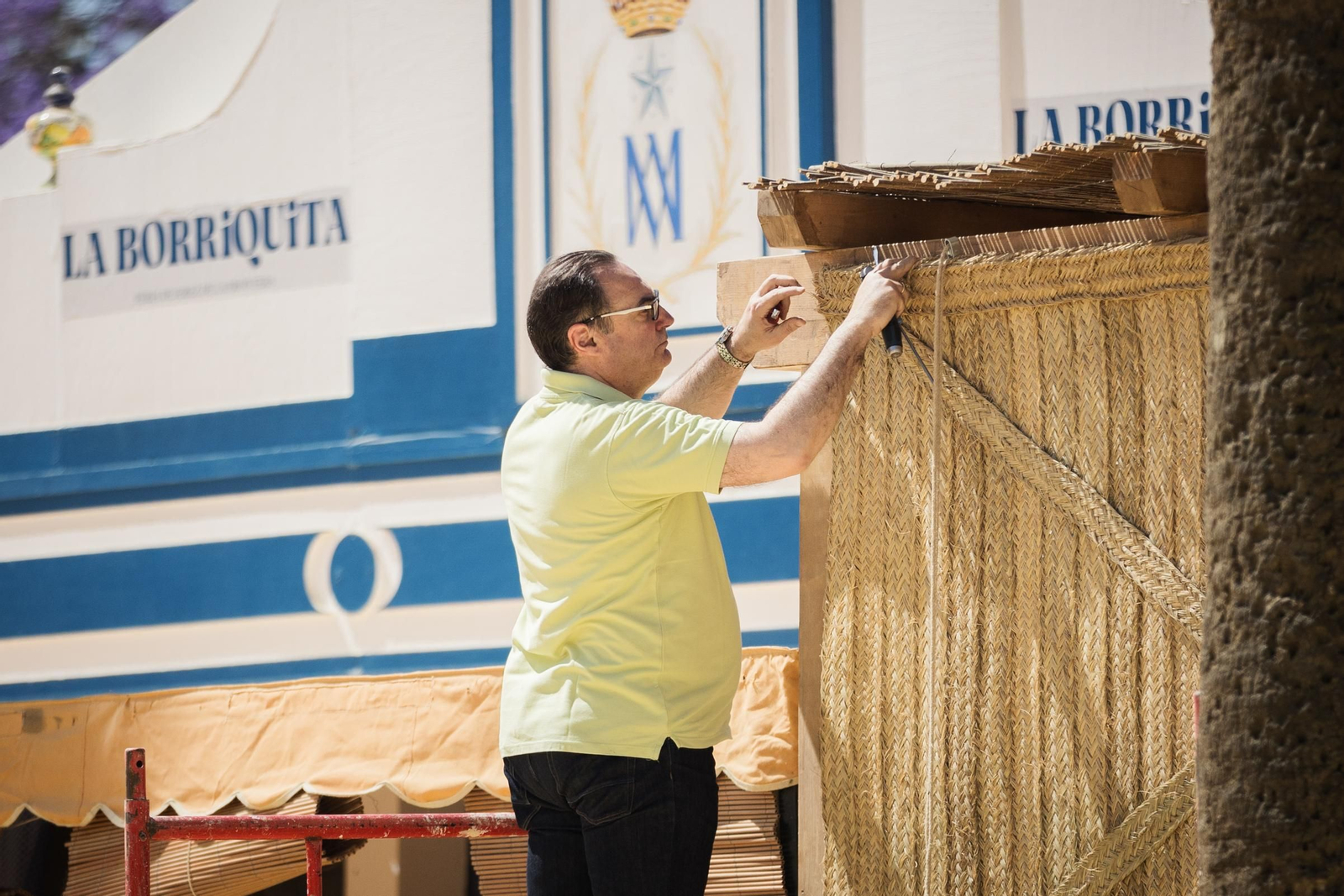 El inicio del desmontaje de la Feria de Jerez 2024, en imágenes