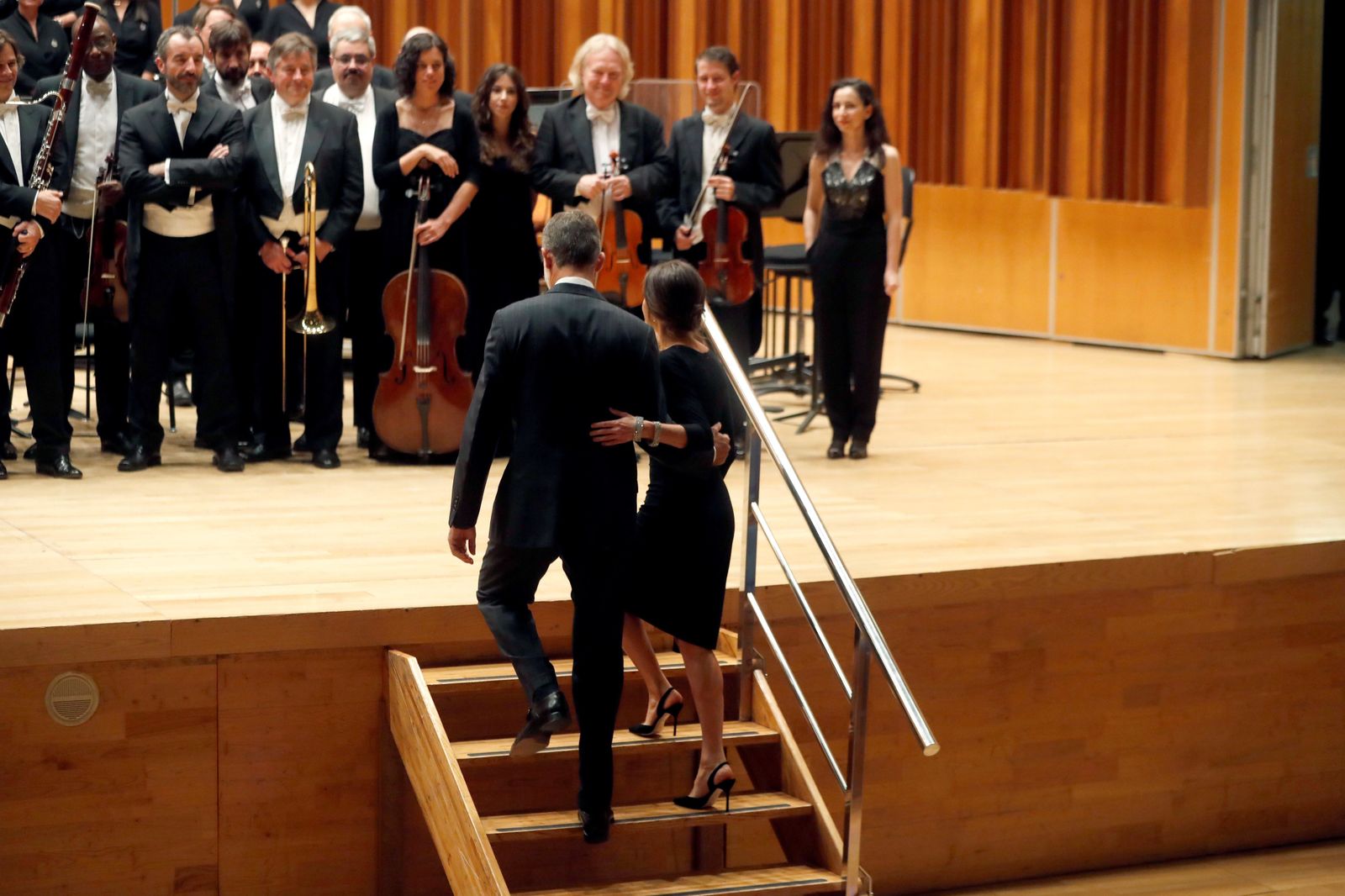 La recepción previa a la entrega de los Princesa de Asturias