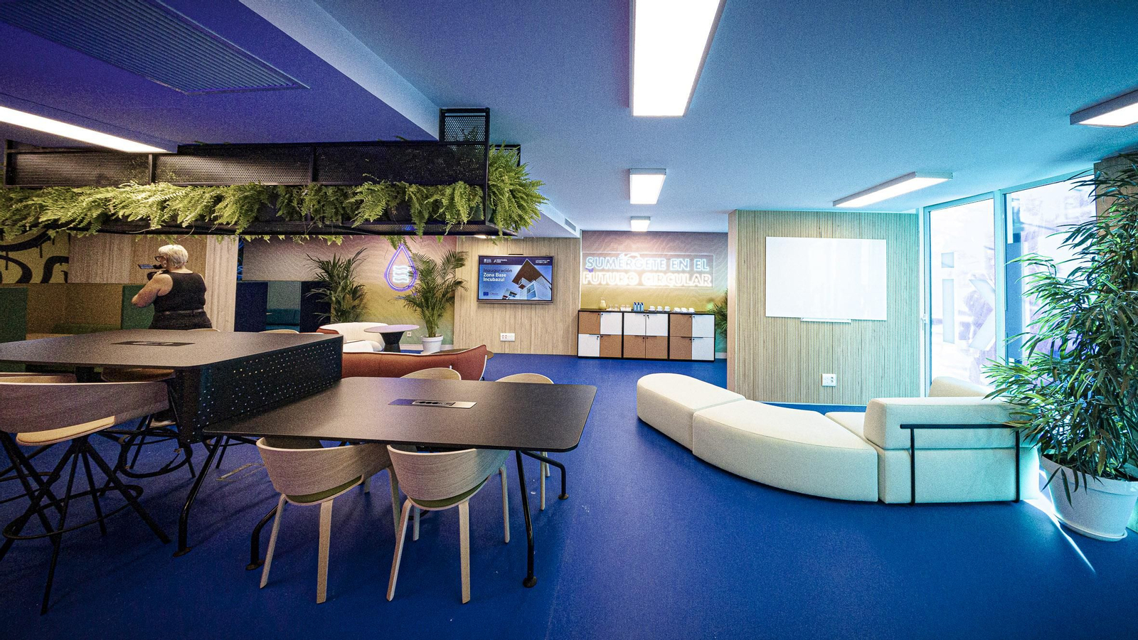 Las imágenes del interior de la Zona Base de Incubazul en Cádiz