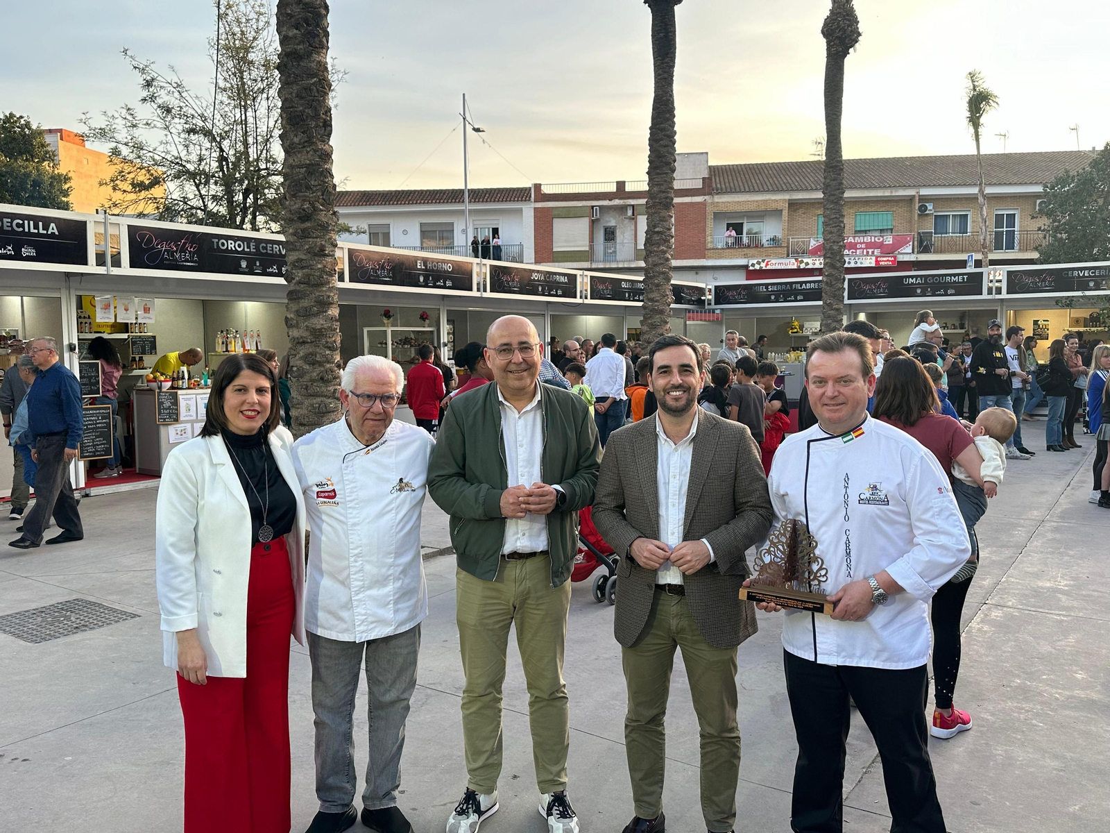 Apertura del Festival Gastronómico Degustho Almería en Huércal-Overa.