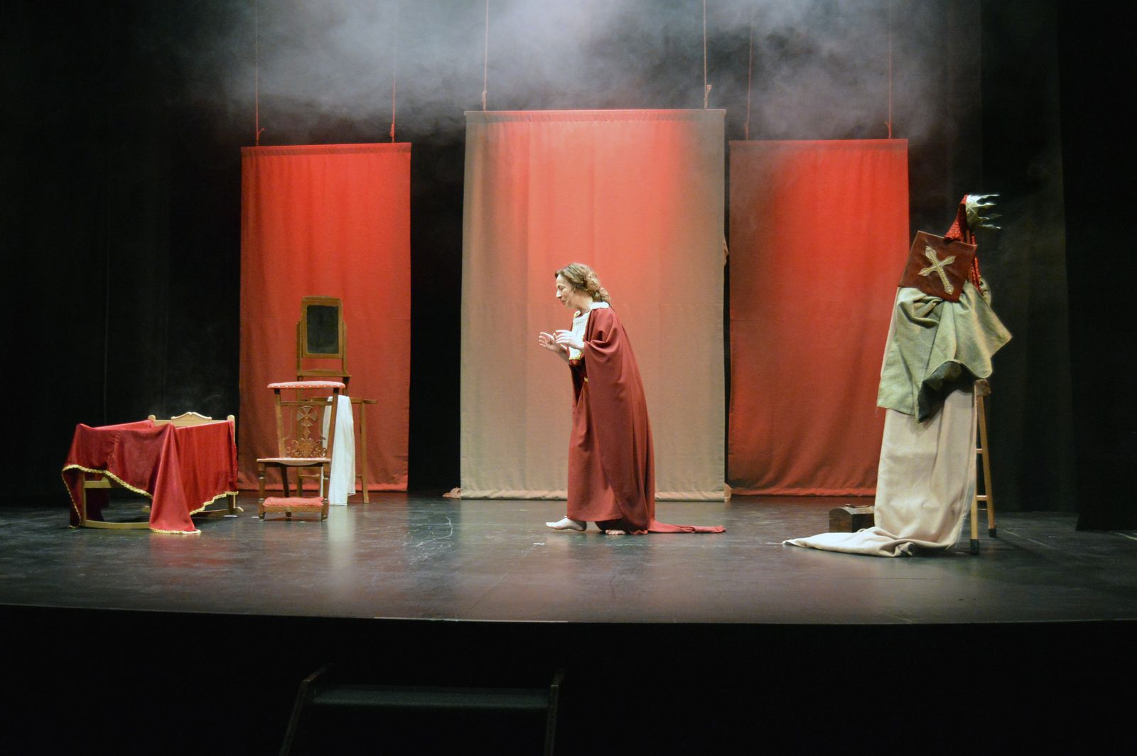 Mar Galera en su interpretación de ‘Juana’ en el Teatro Apolo.