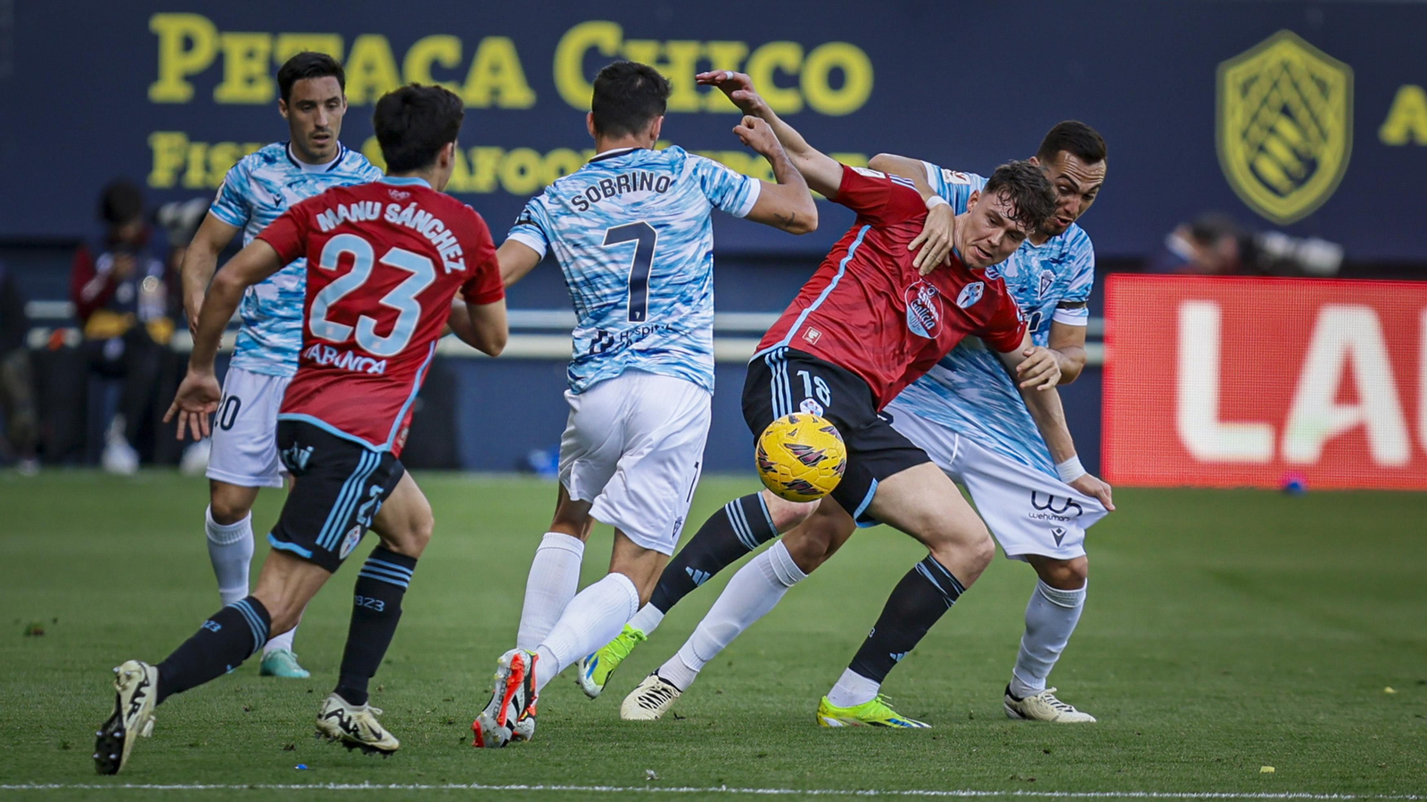 Partido de fútbol Cádiz CF - RC Celta.