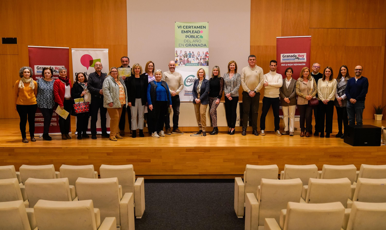 Las mejores imágenes de la presentación de los 20 nominados del VI Certamen Empleado Público del Año en Granada