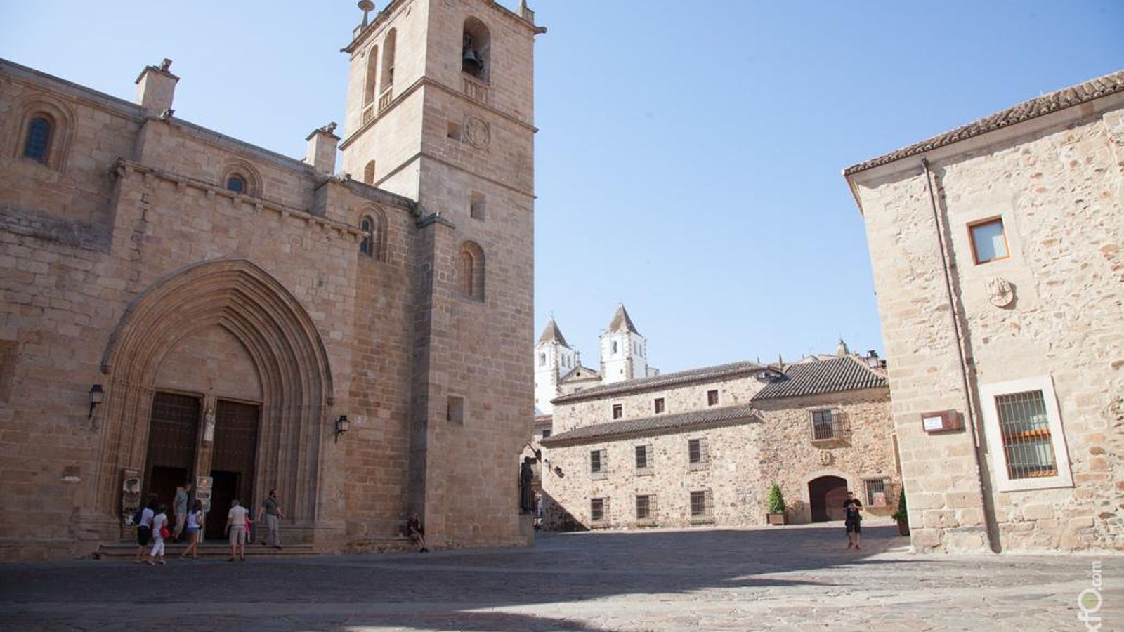 La Plaza de Santa María, en Cáceres