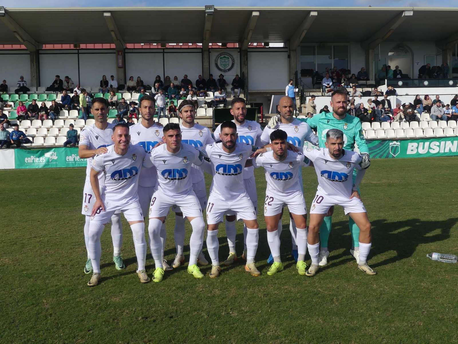 Alineación inicial del Real Jaén en El Pozuelo.