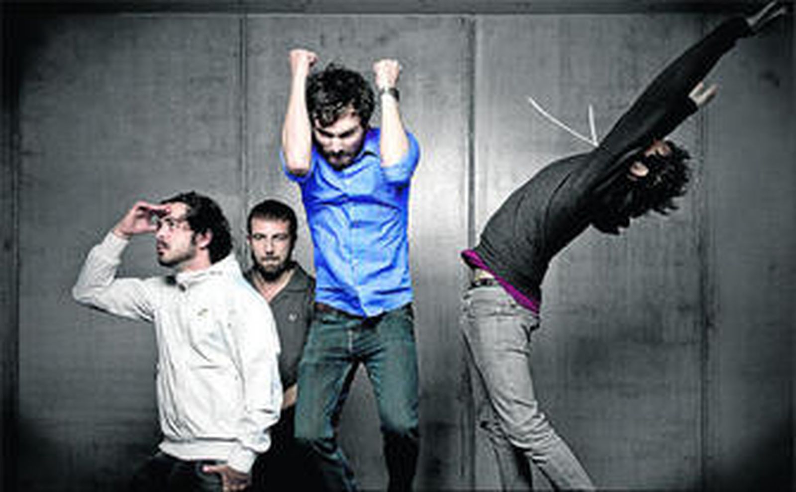 Los cuatro integrantes del grupo Mendetz.