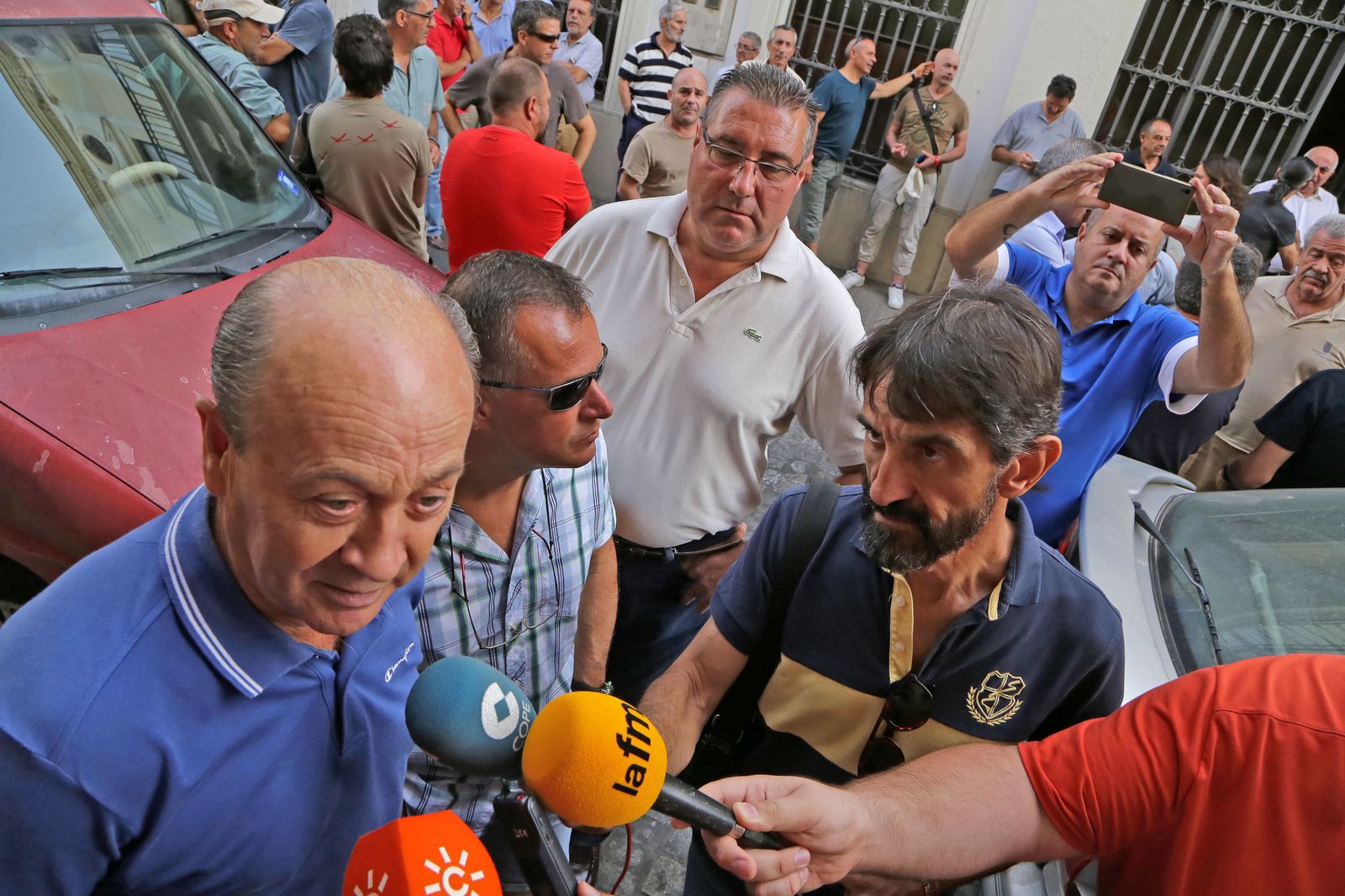 Antonio Saborido, en una concentración en septiembre del pasado año.