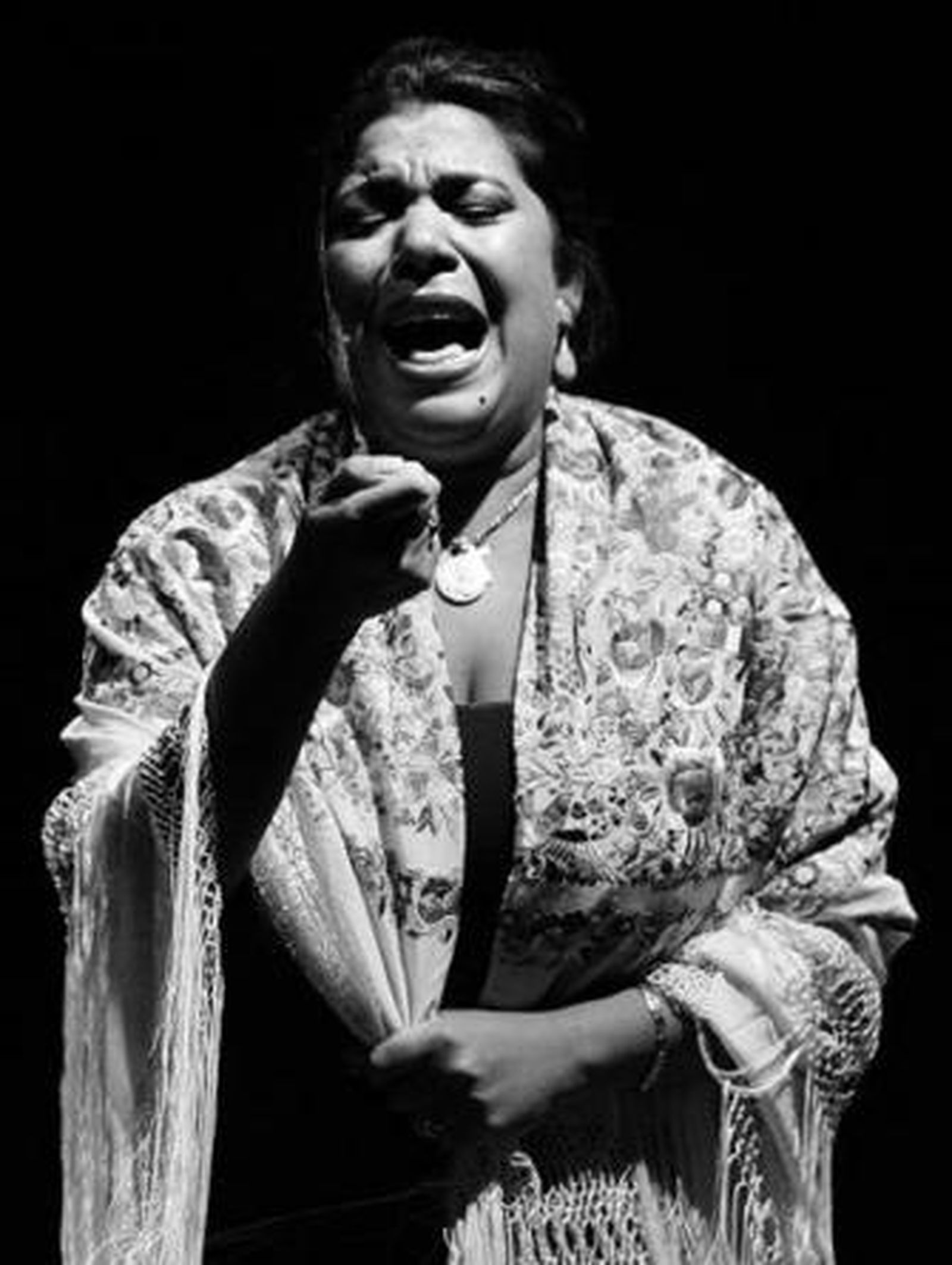 La Macanita, durante su actuación el pasado viernes.