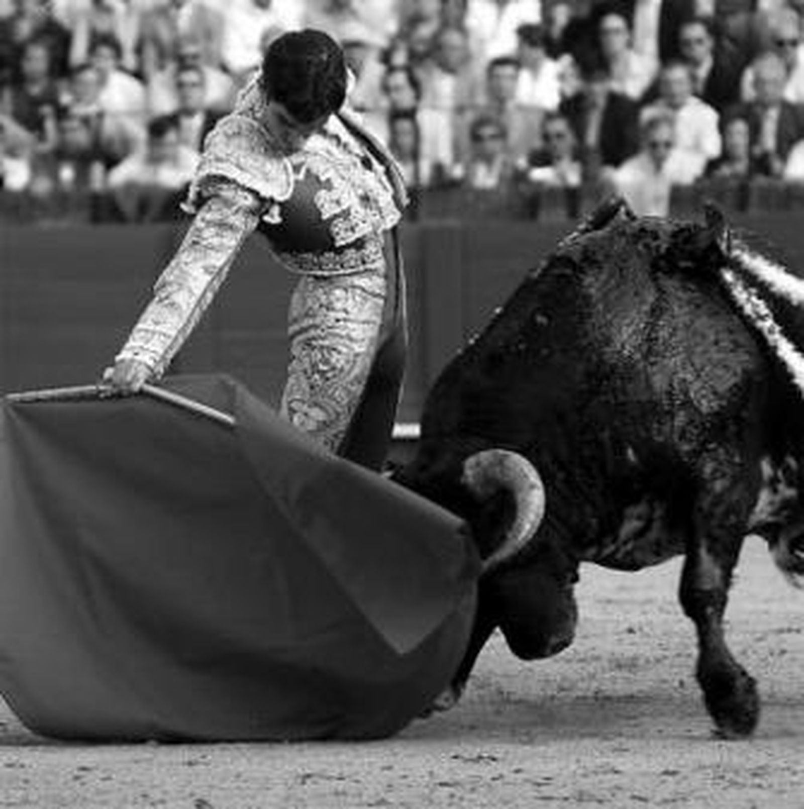 José Tomás en su último paseíllo en la Maestranza en el 2002.