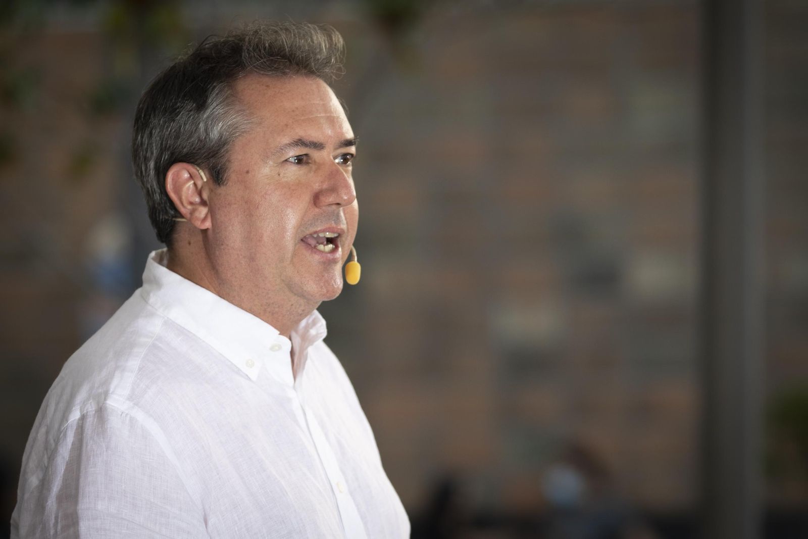 El secretario general del PSOE-A, Juan Espadas