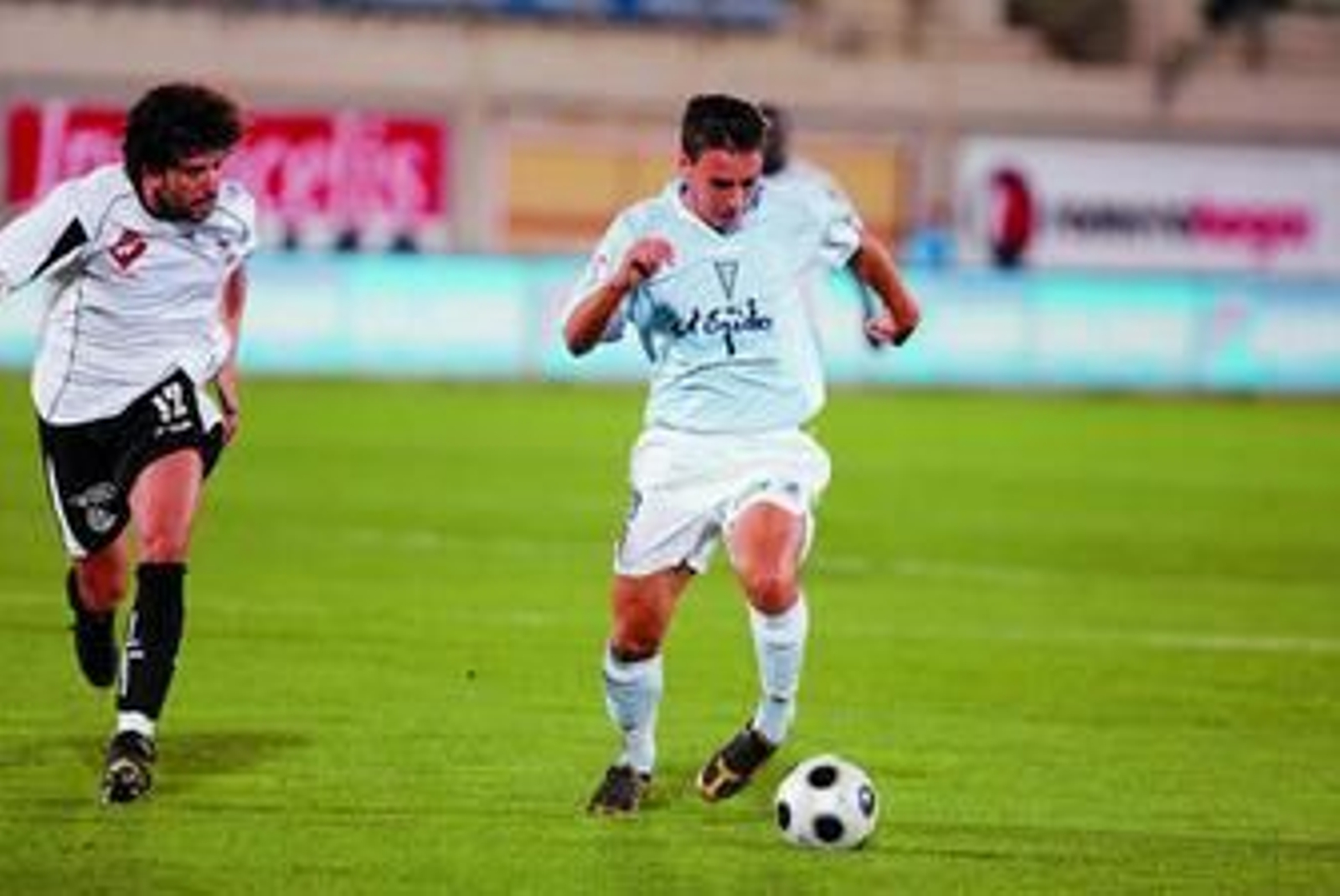 Roberto, durante un encuentro disputado en la actual campaña.